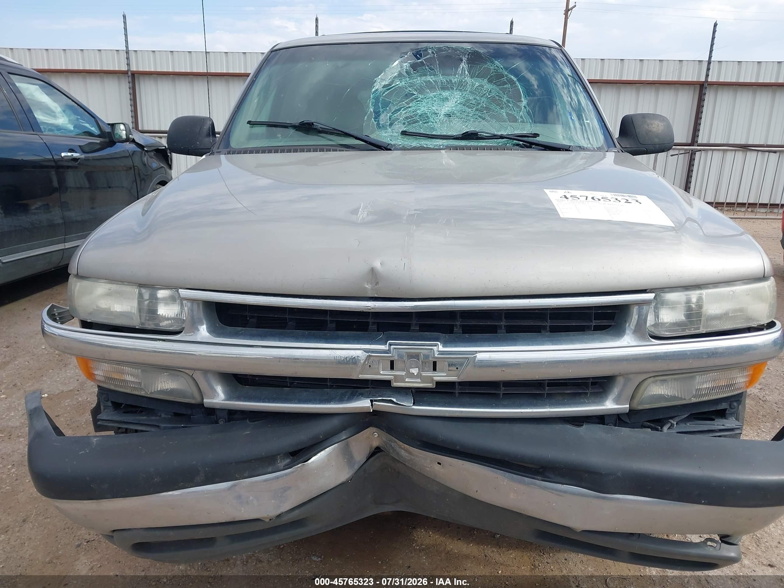 2001 Chevrolet Suburban 1500 Ls Beige vin: 1GNEC16T61J221142