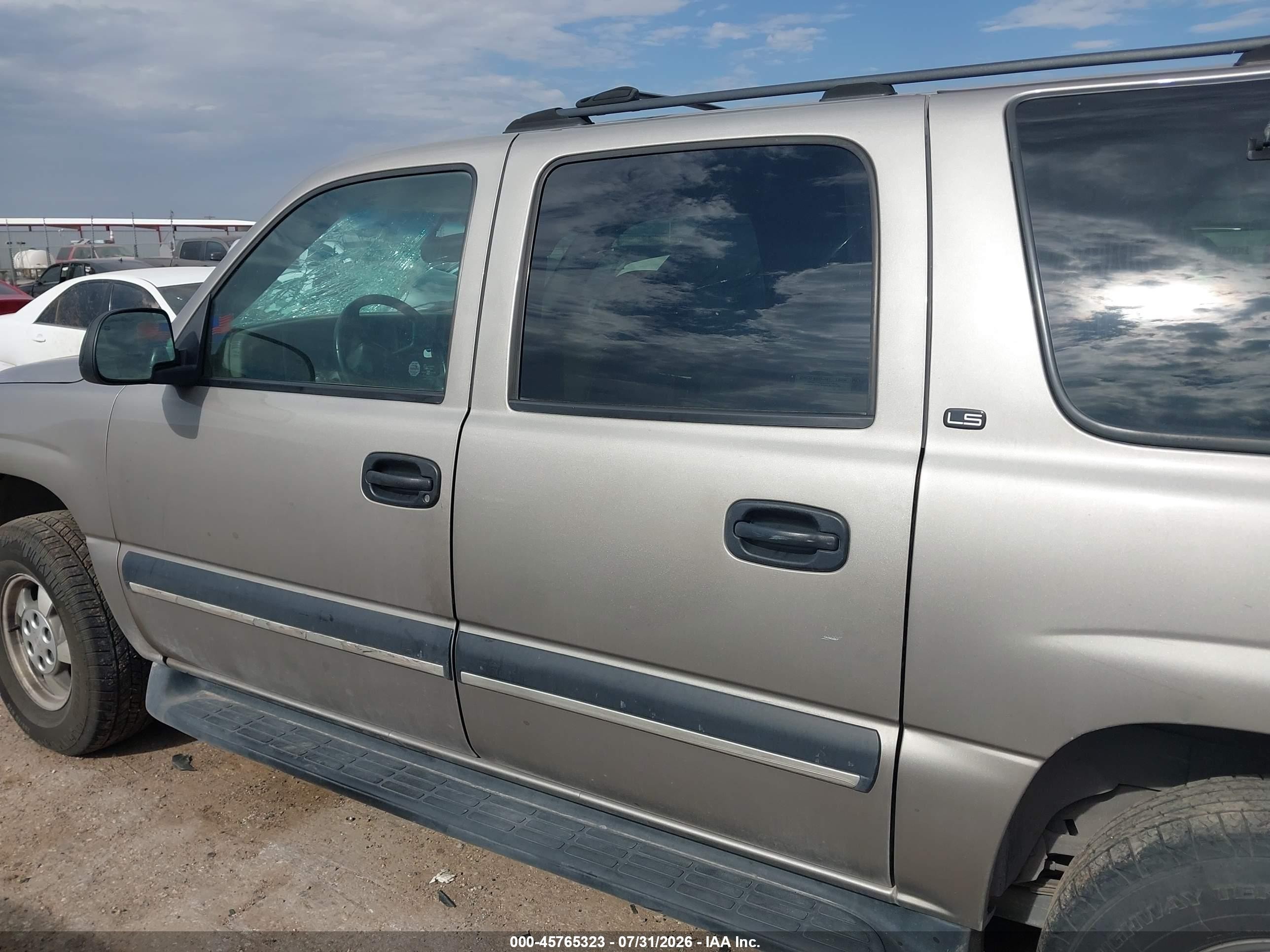 2001 Chevrolet Suburban 1500 Ls Beige vin: 1GNEC16T61J221142
