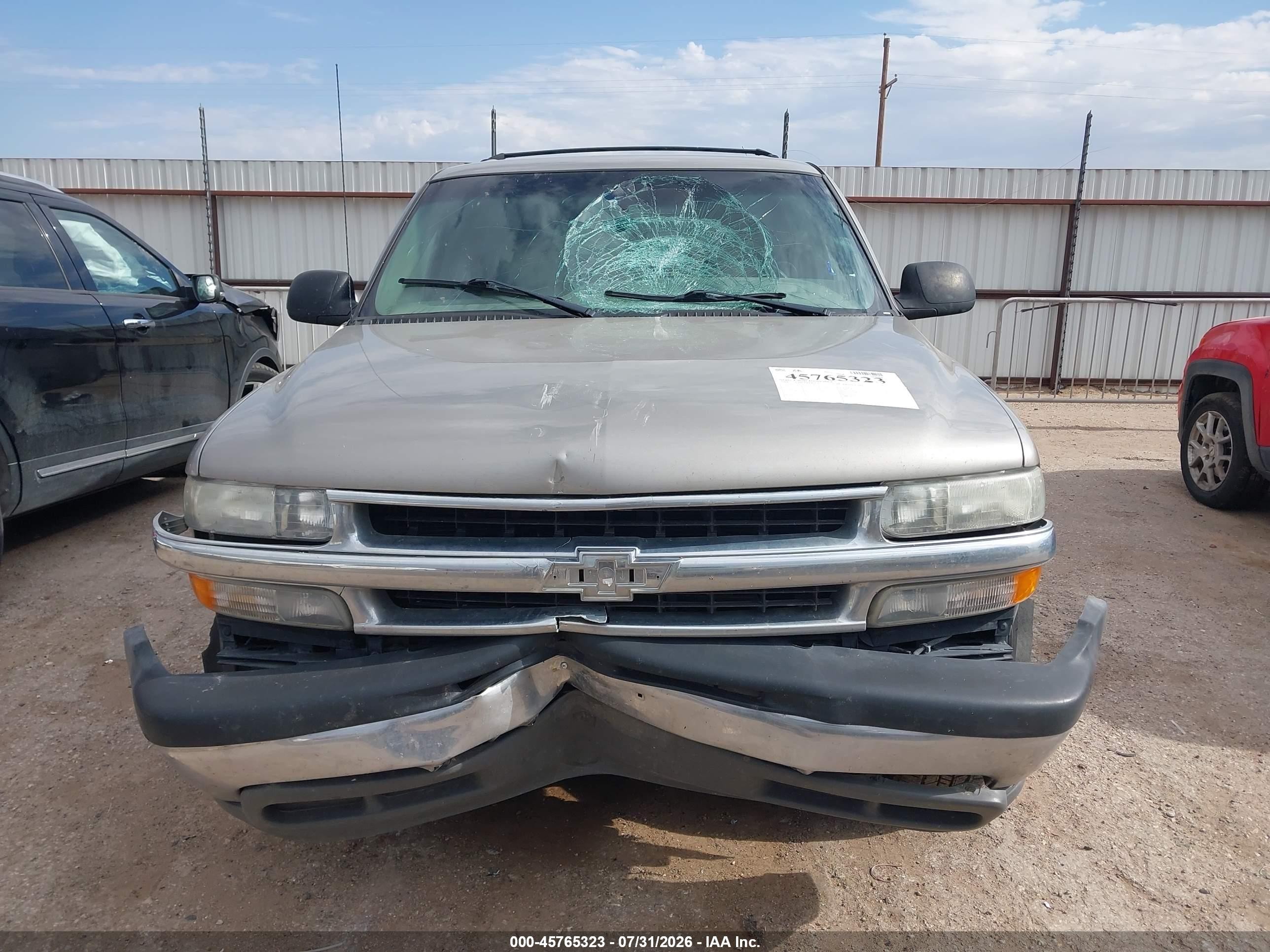 2001 Chevrolet Suburban 1500 Ls Beige vin: 1GNEC16T61J221142