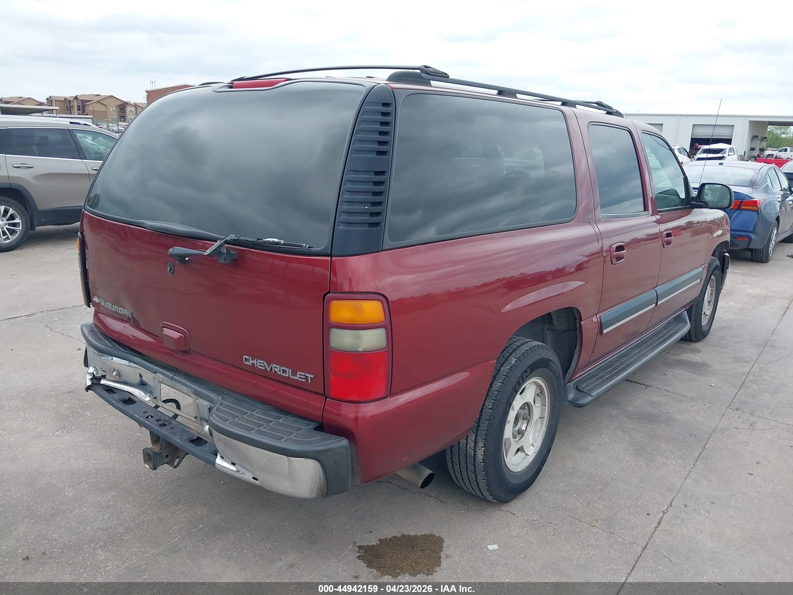 2001 Chevrolet Suburban 1500 Lt Бордовый vin: 1GNEC16T81J304765