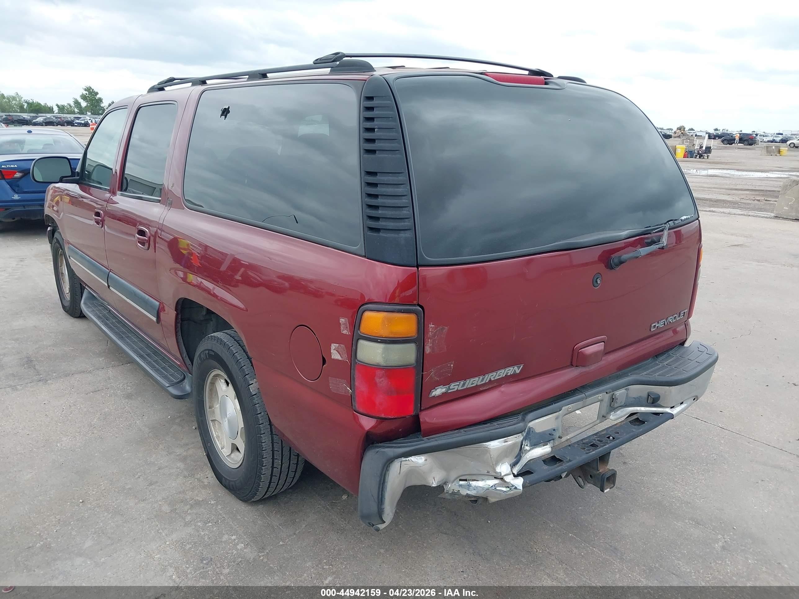2001 Chevrolet Suburban 1500 Lt Бордовый vin: 1GNEC16T81J304765