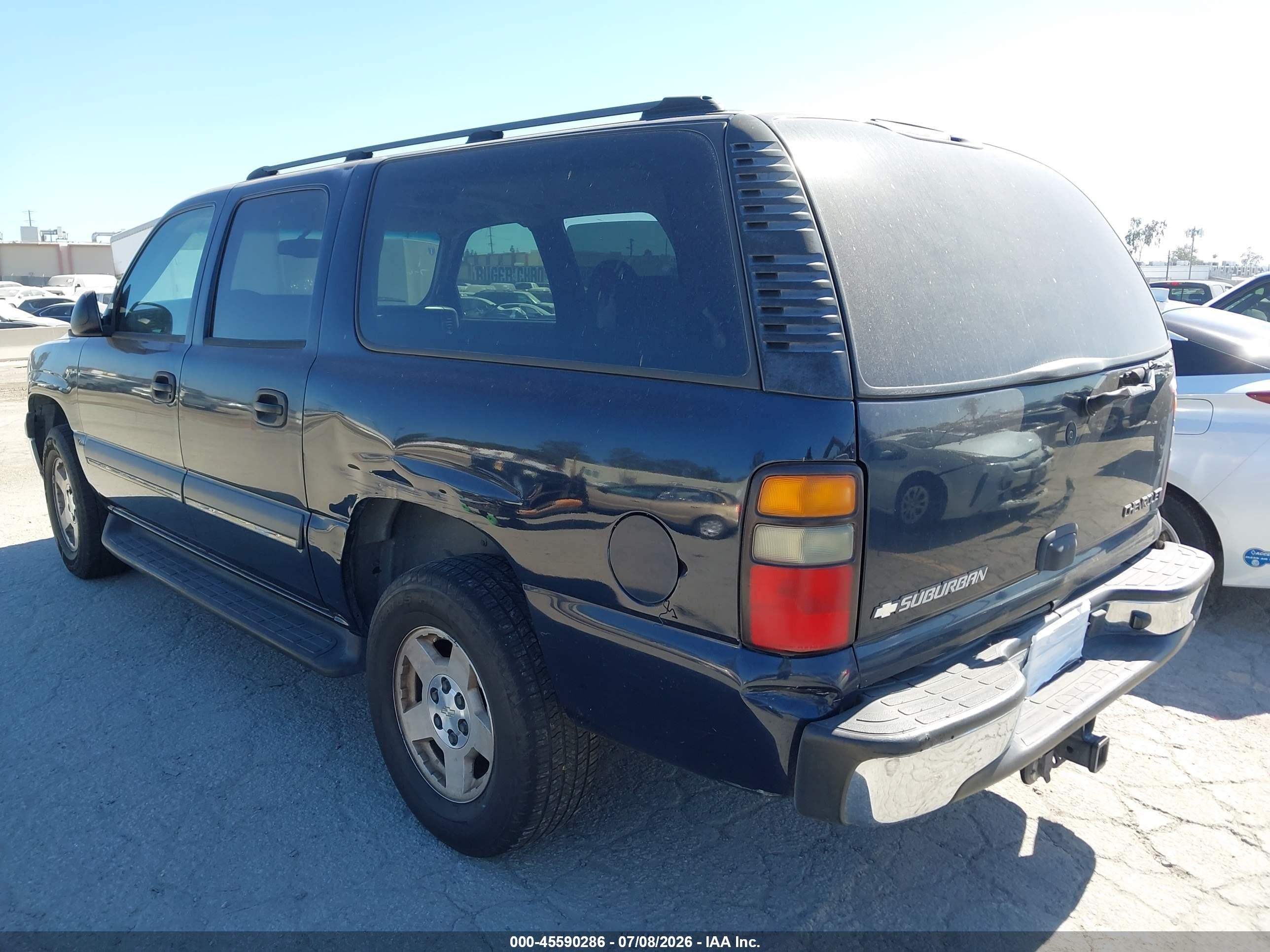 2004 Chevrolet Suburban 1500 Ls Dark Blue vin: 1GNEC16TX4J172502