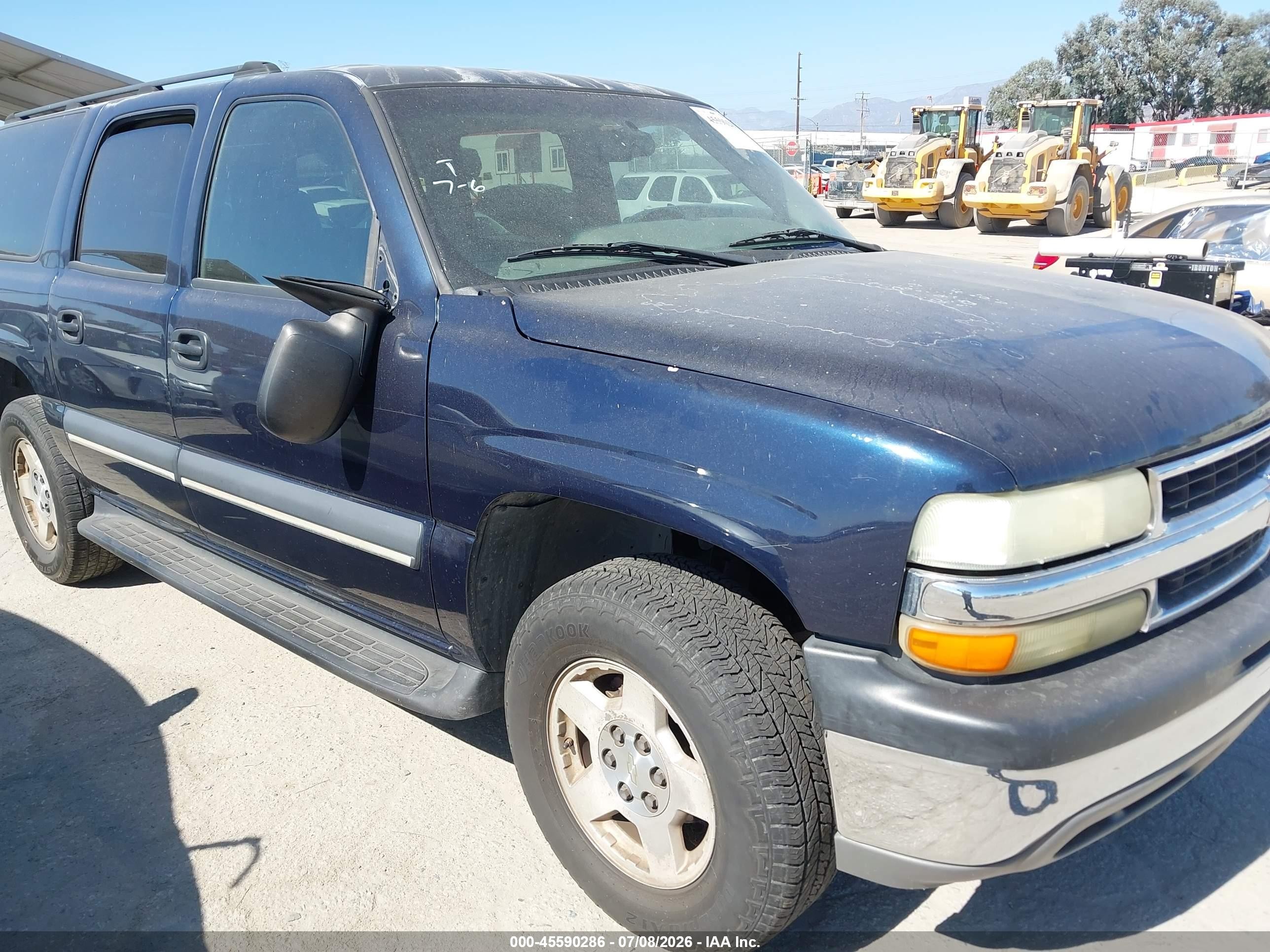 2004 Chevrolet Suburban 1500 Ls Dark Blue vin: 1GNEC16TX4J172502