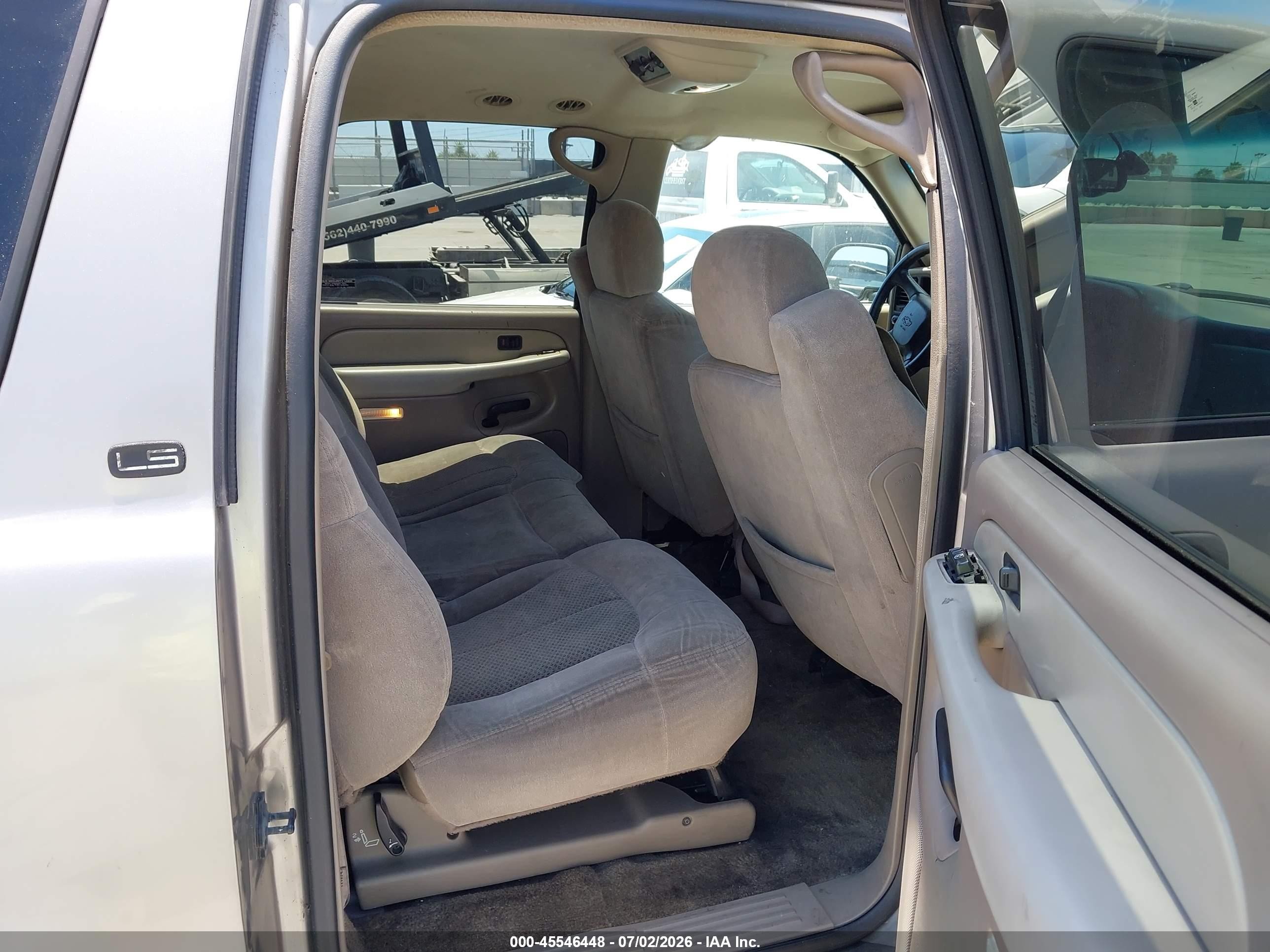 2002 Chevrolet Suburban 1500 Ls Brown vin: 1GNEC16Z02J105716