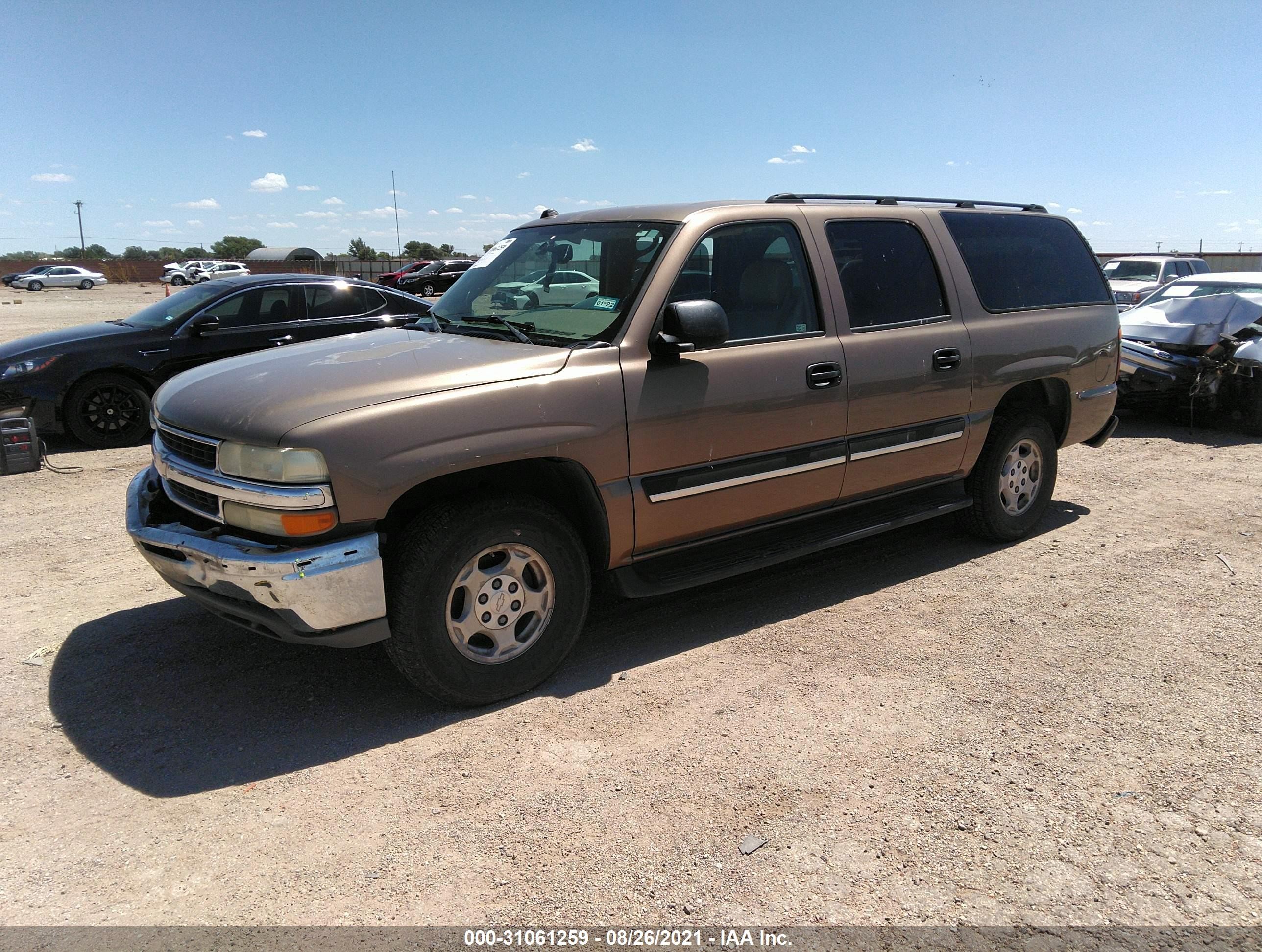 2004 Chevrolet Suburban 1500 Ls Beige vin: 1GNEC16Z04J246093