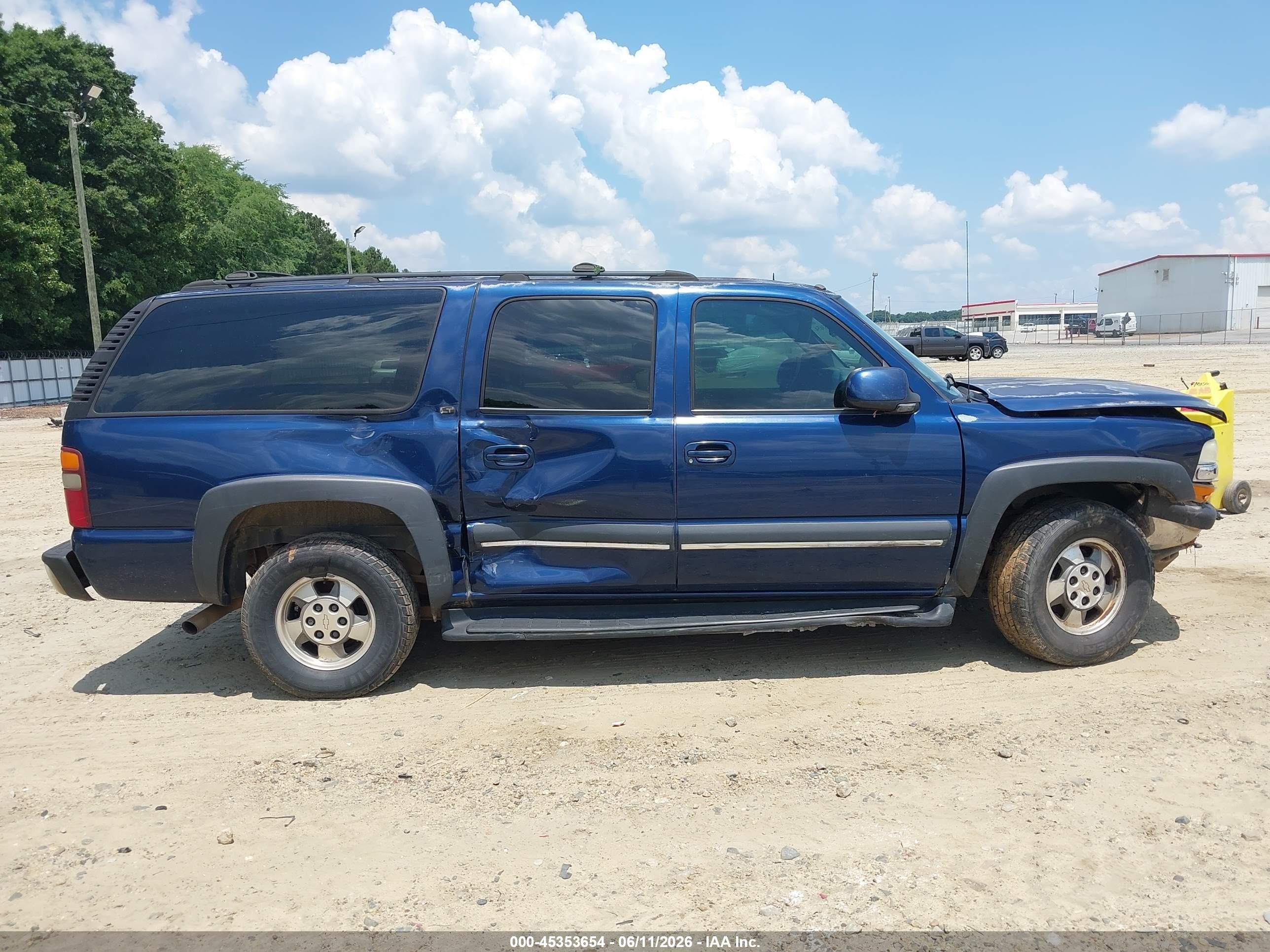2002 Chevrolet Suburban 1500 Lt Blue vin: 1GNEC16Z12J303494
