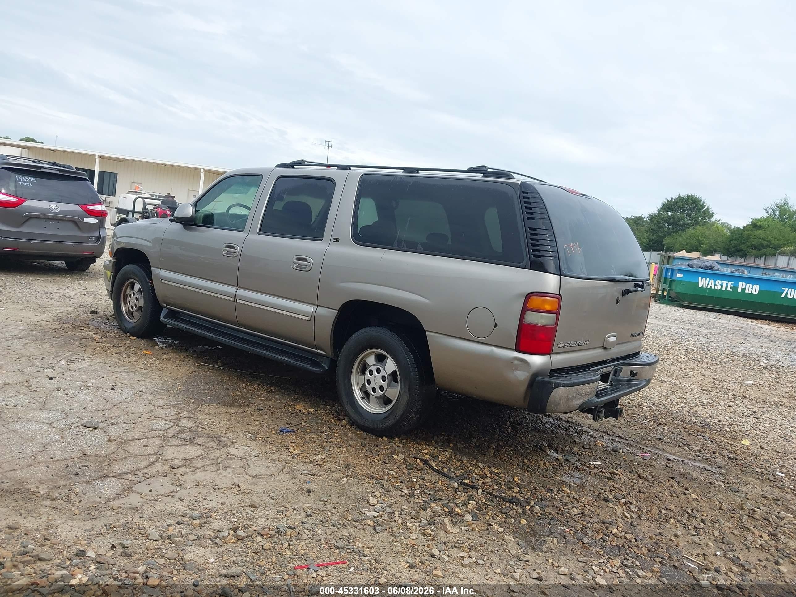 2002 Chevrolet Suburban 1500 Lt Tan vin: 1GNEC16Z22J228935