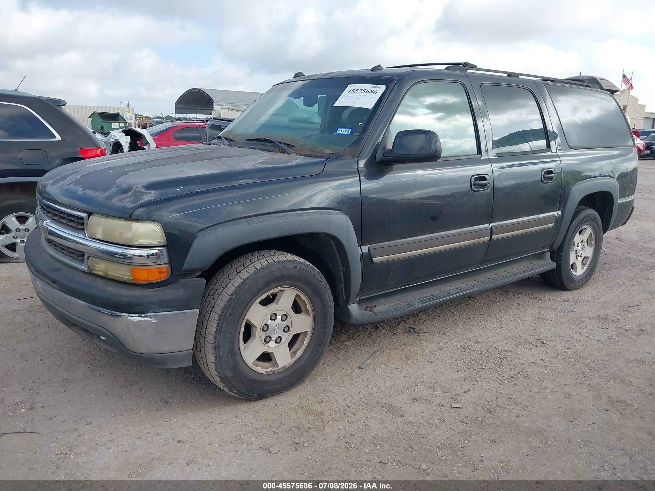 2004 Chevrolet Suburban 1500 Lt Gray vin: 1GNEC16Z24J261078