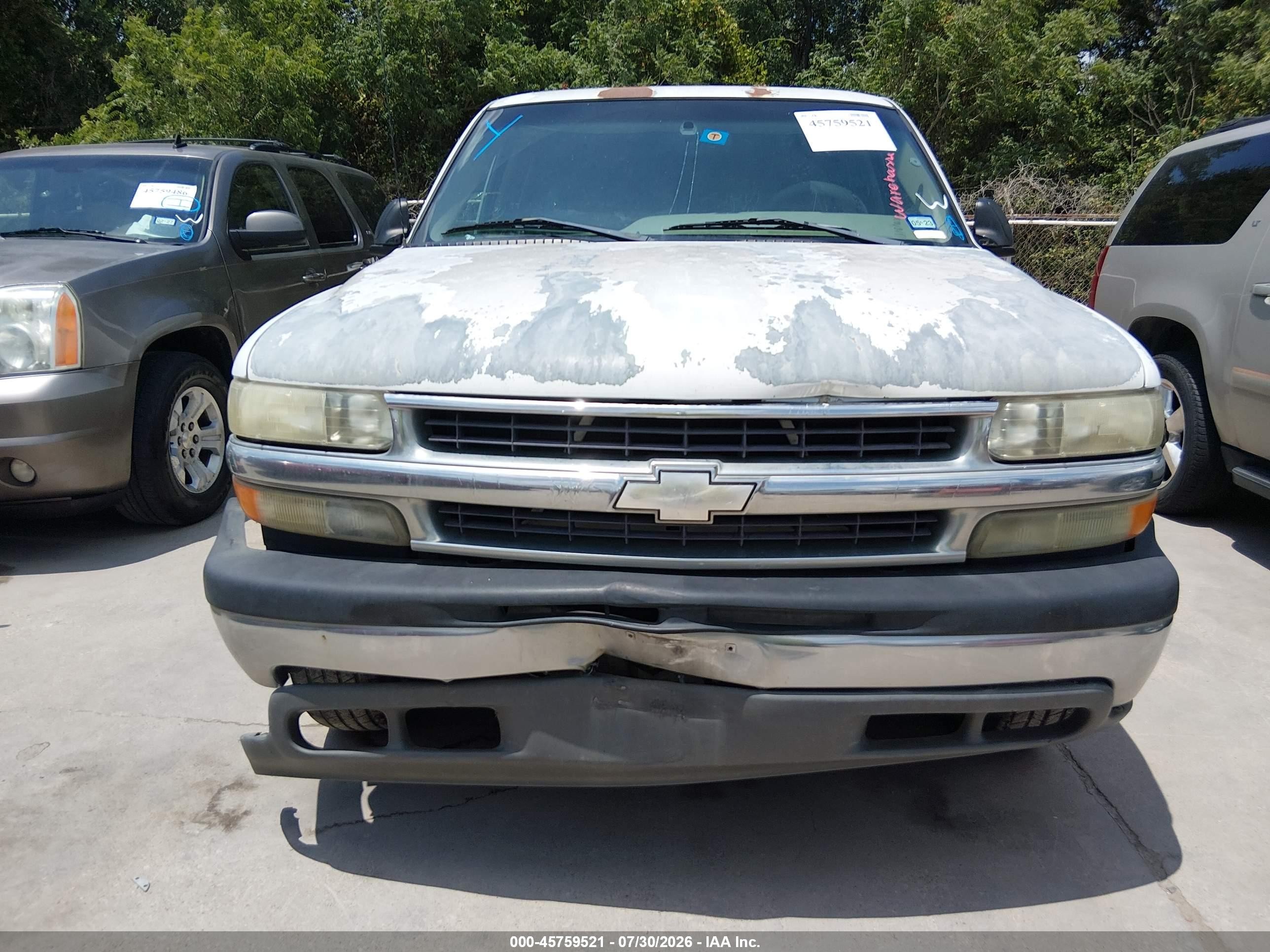 2002 Chevrolet Suburban 1500 Ls Белый vin: 1GNEC16Z32J108948