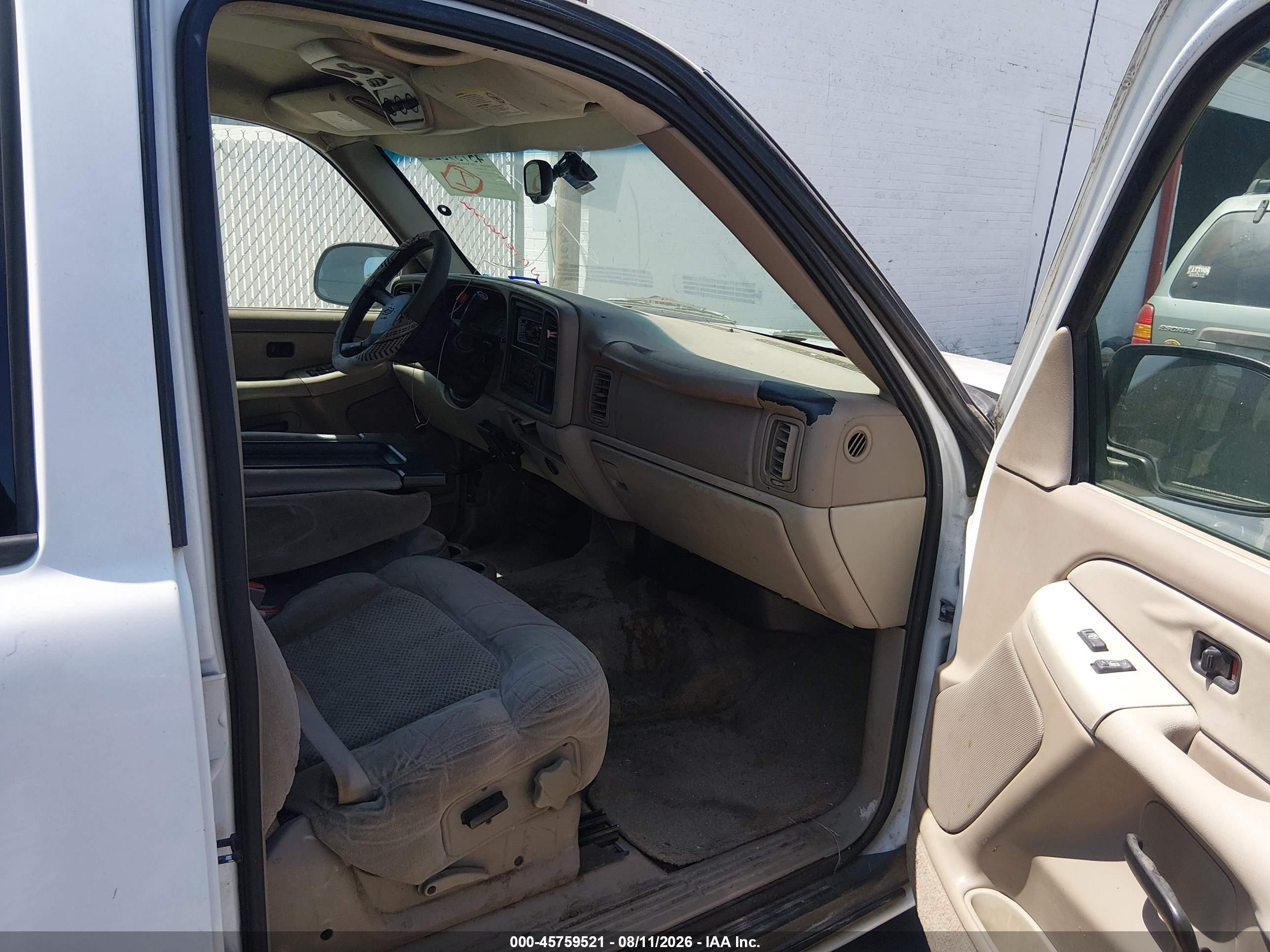 2002 Chevrolet Suburban 1500 Ls Белый vin: 1GNEC16Z32J108948
