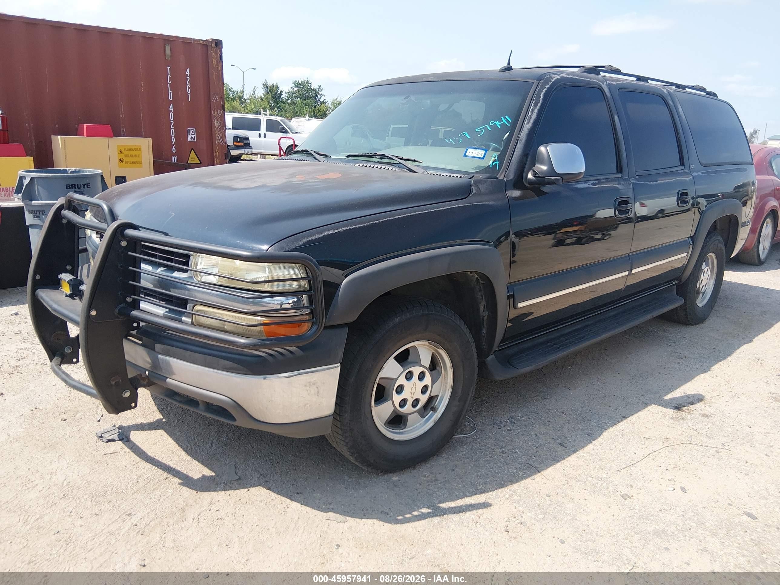 2002 Chevrolet Suburban 1500 Lt Черный vin: 1GNEC16Z42J326140