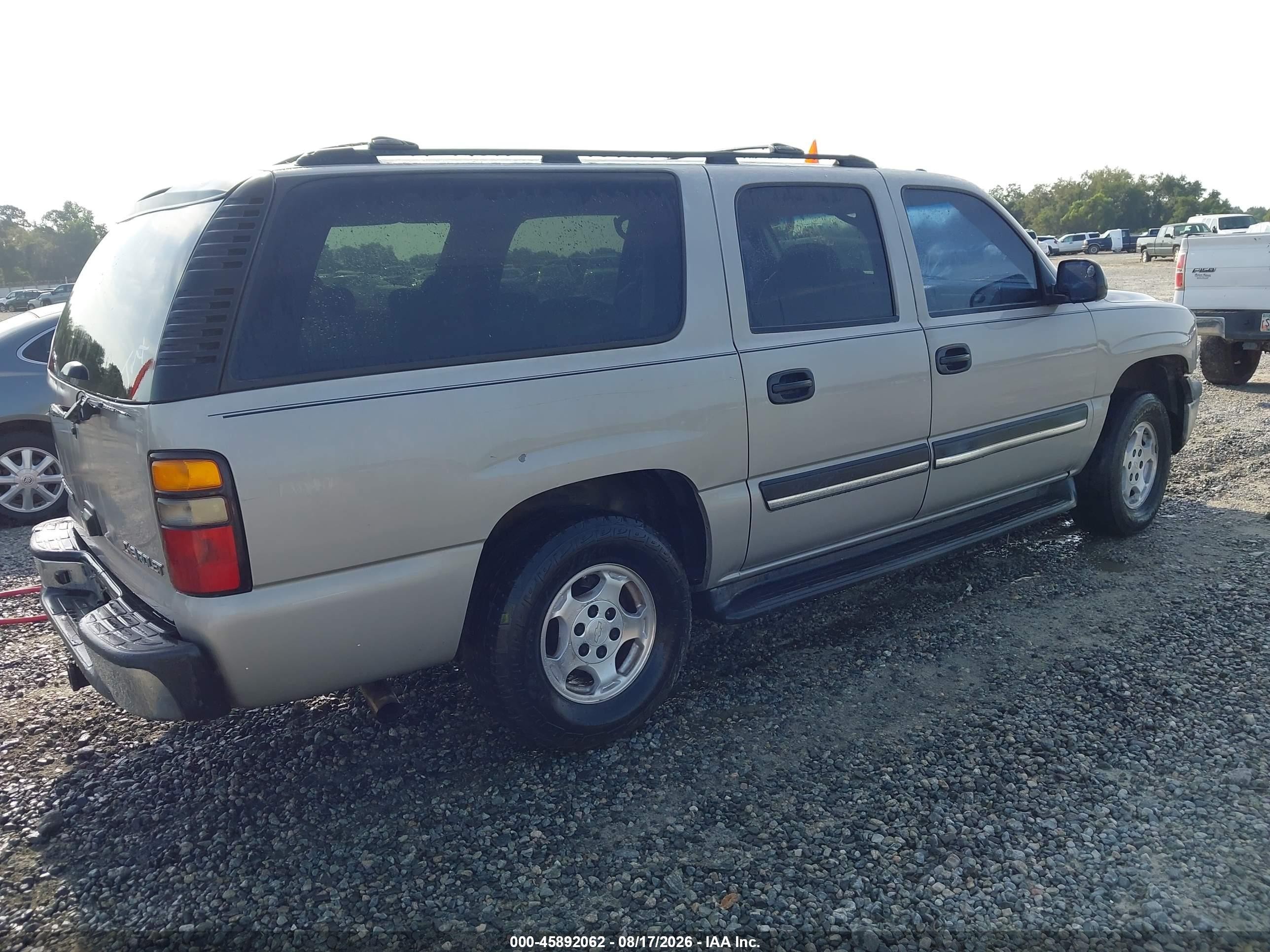 2005 Chevrolet Suburban 1500 Ls Gold vin: 1GNEC16Z45J190628