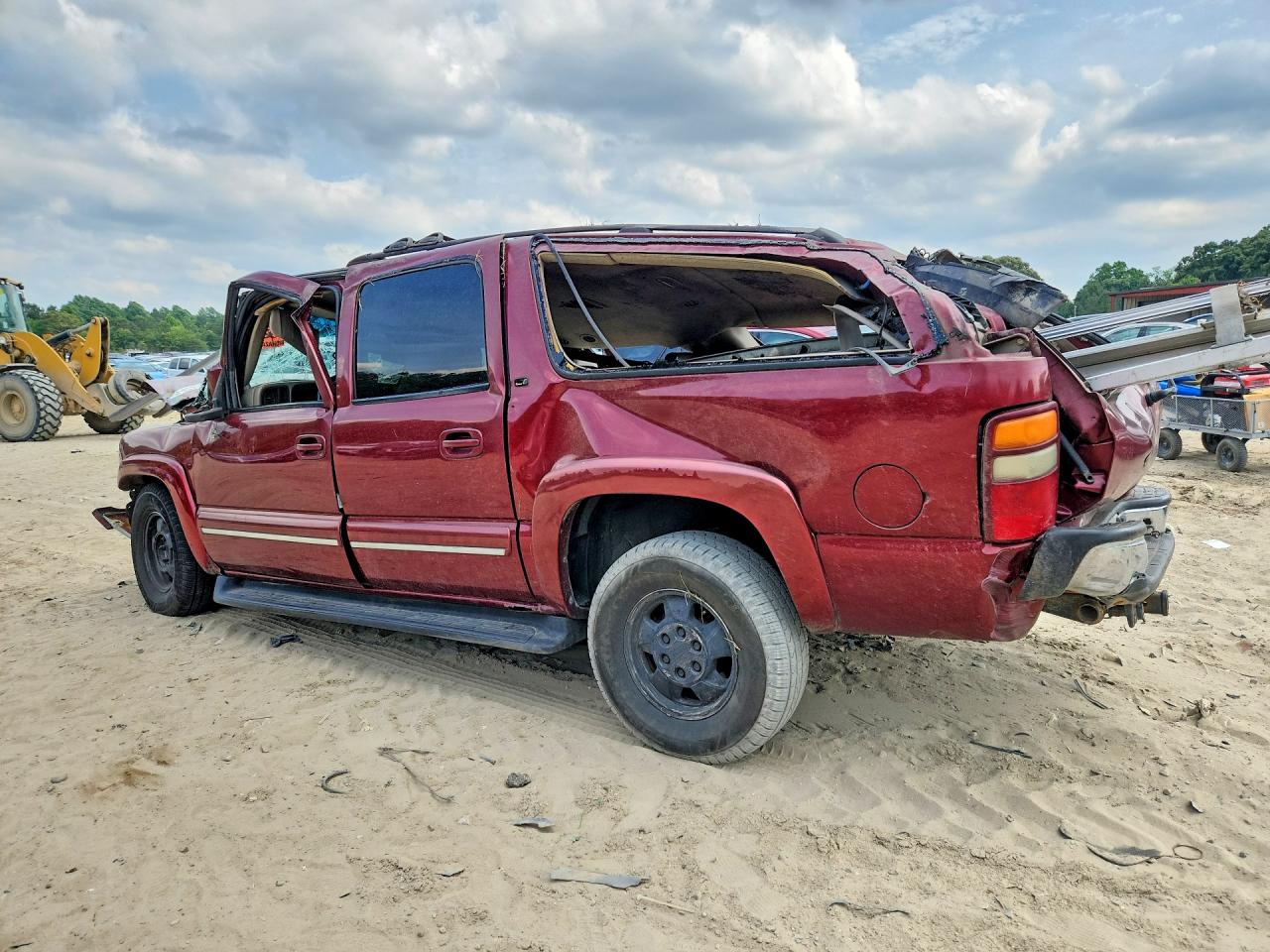 2003 Chevrolet Suburban C1500 Burgundy vin: 1GNEC16Z53J214500