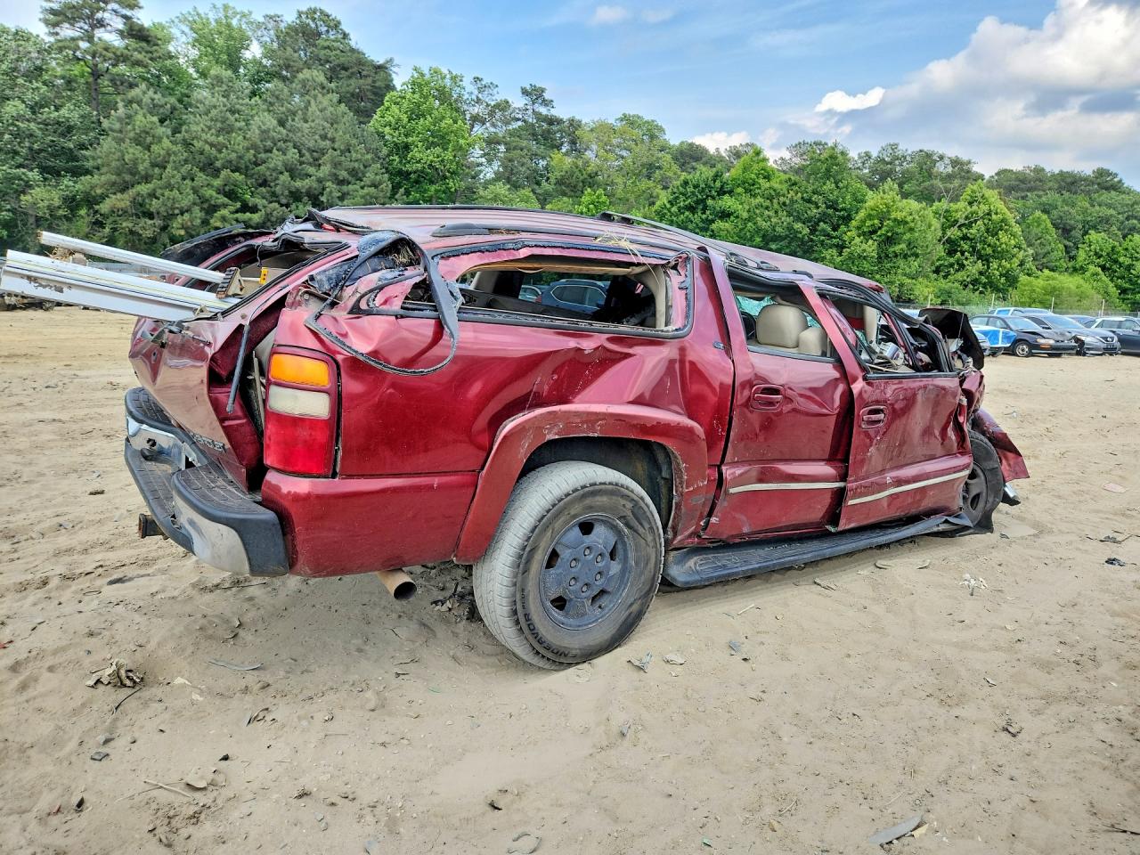 2003 Chevrolet Suburban C1500 Burgundy vin: 1GNEC16Z53J214500