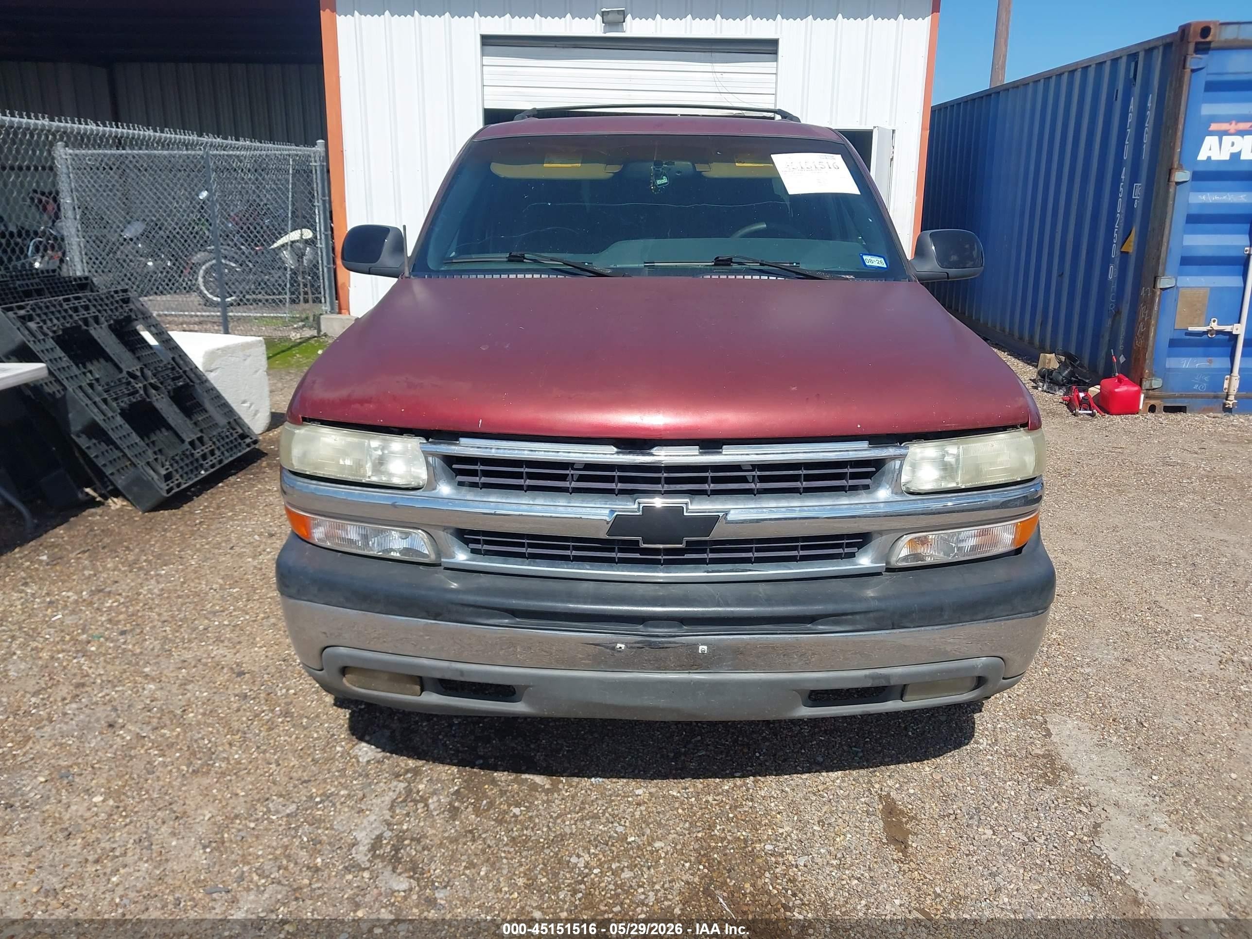 2002 Chevrolet Suburban 1500 Ls Бордовый vin: 1GNEC16Z62R319837
