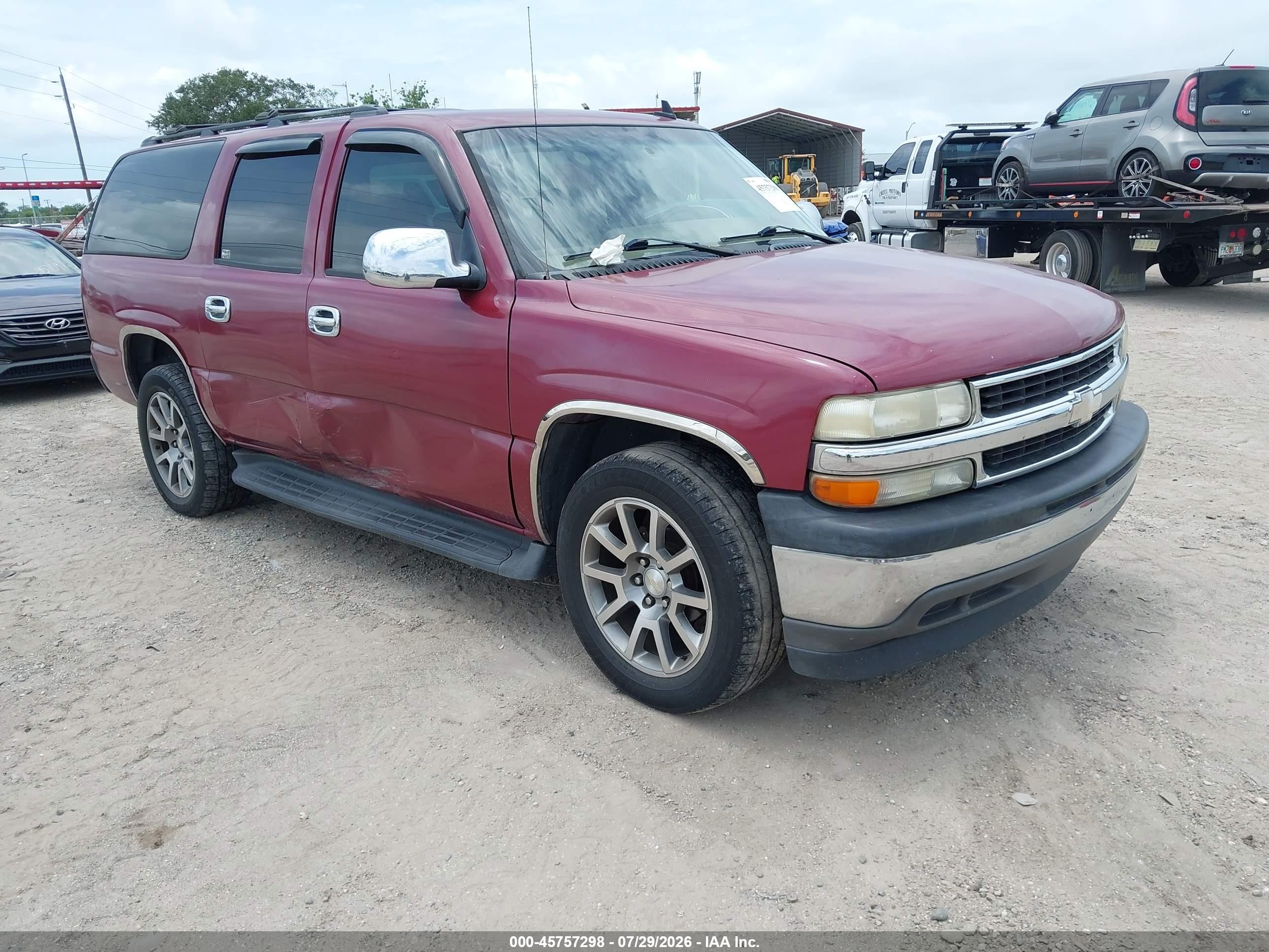 2006 Chevrolet Suburban 1500 Ls Темно-бордовый vin: 1GNEC16Z66J154179