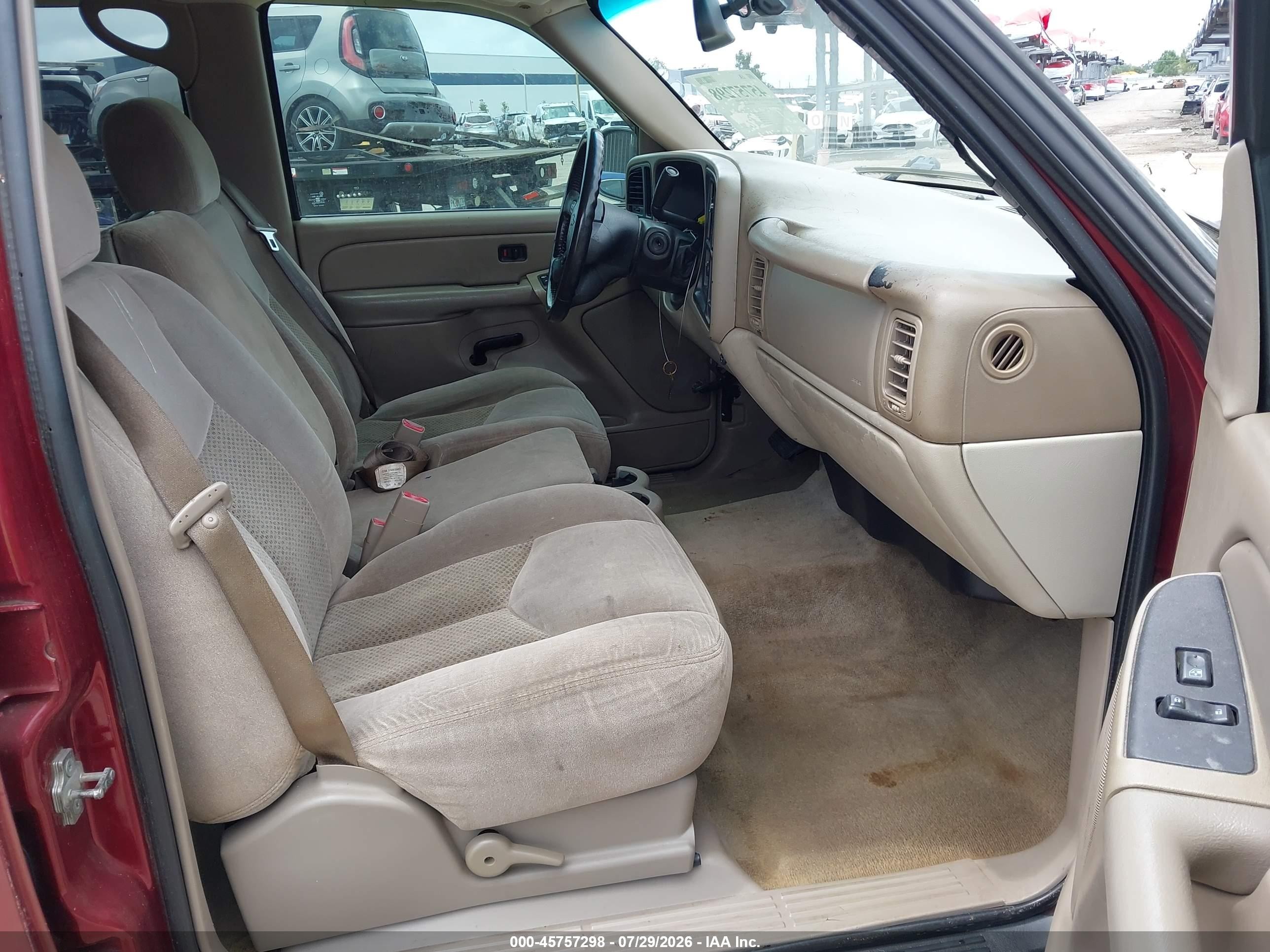 2006 Chevrolet Suburban 1500 Ls Темно-бордовый vin: 1GNEC16Z66J154179