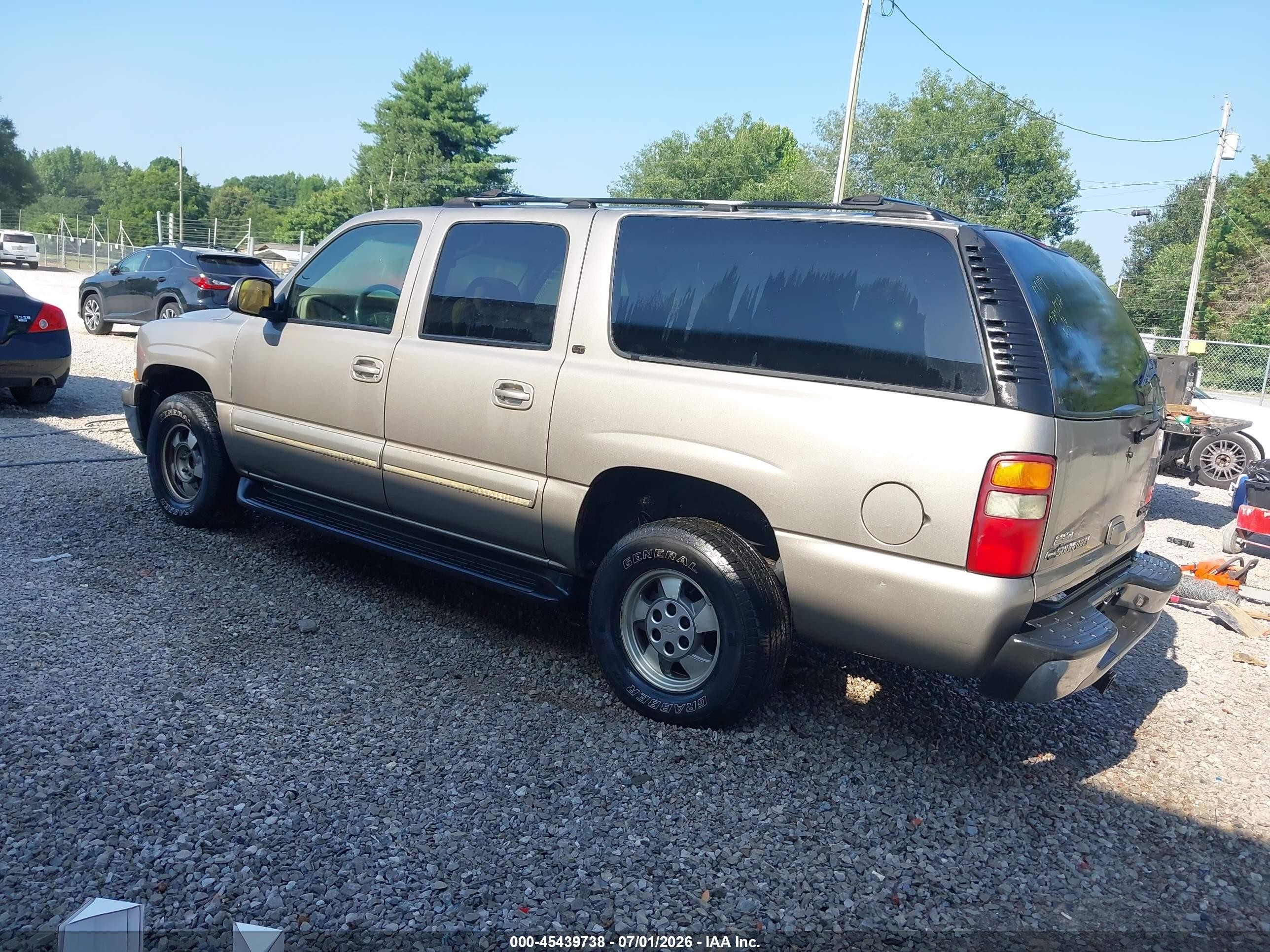 2003 Chevrolet Suburban 1500 Lt Tan vin: 1GNEC16Z73J131490