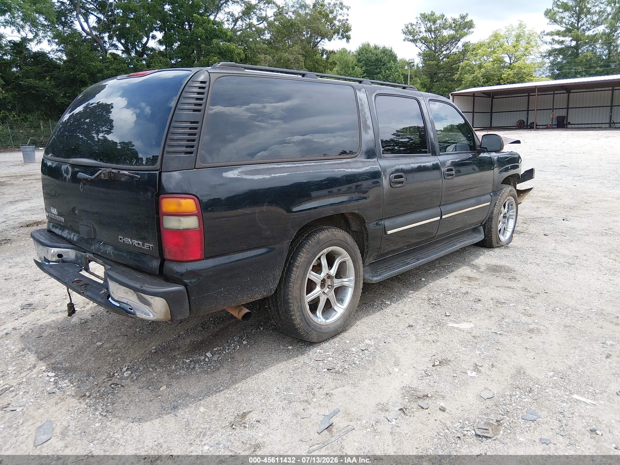 2003 Chevrolet Suburban 1500 Ls Черный vin: 1GNEC16Z73J240340