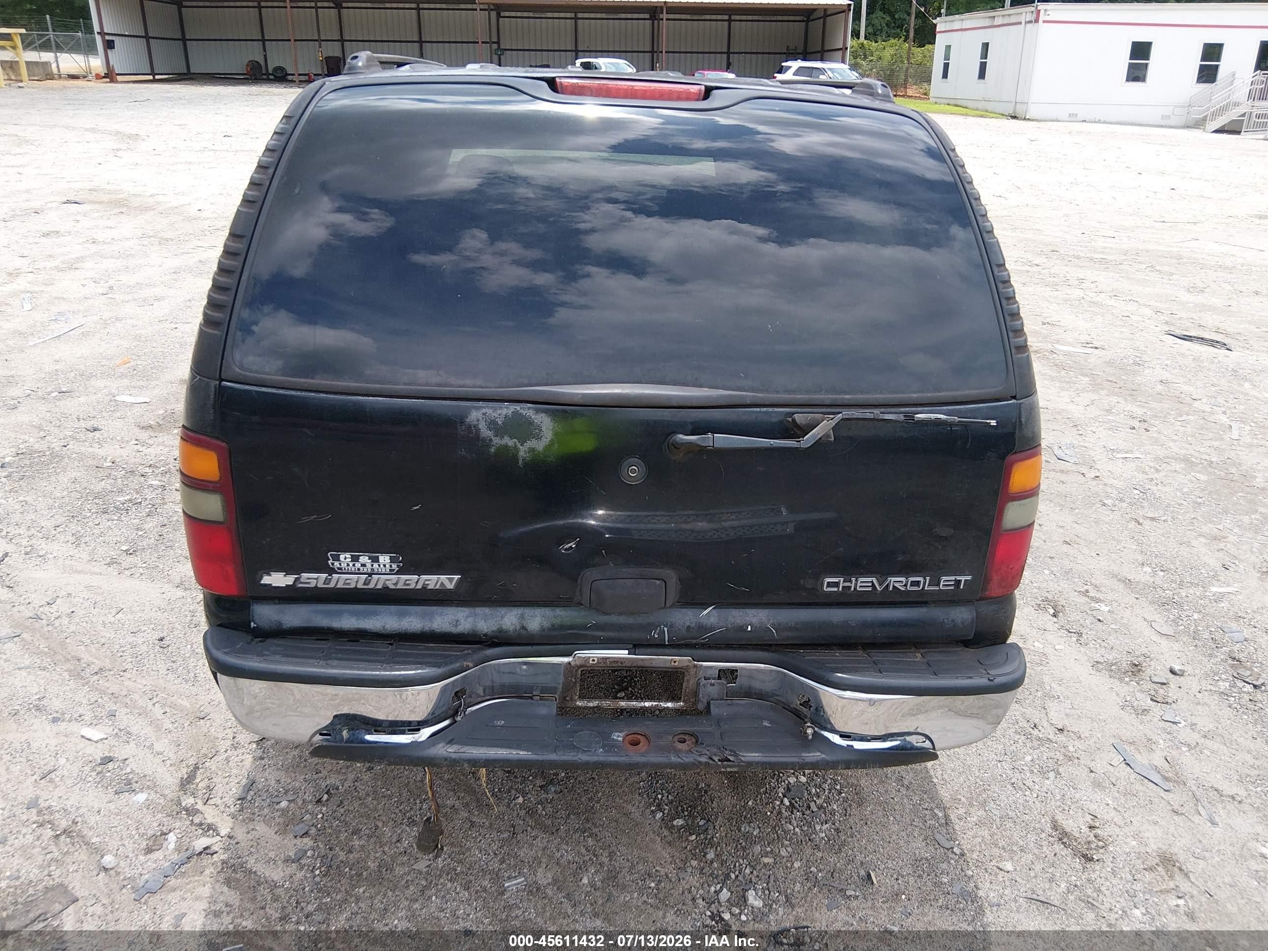 2003 Chevrolet Suburban 1500 Ls Черный vin: 1GNEC16Z73J240340