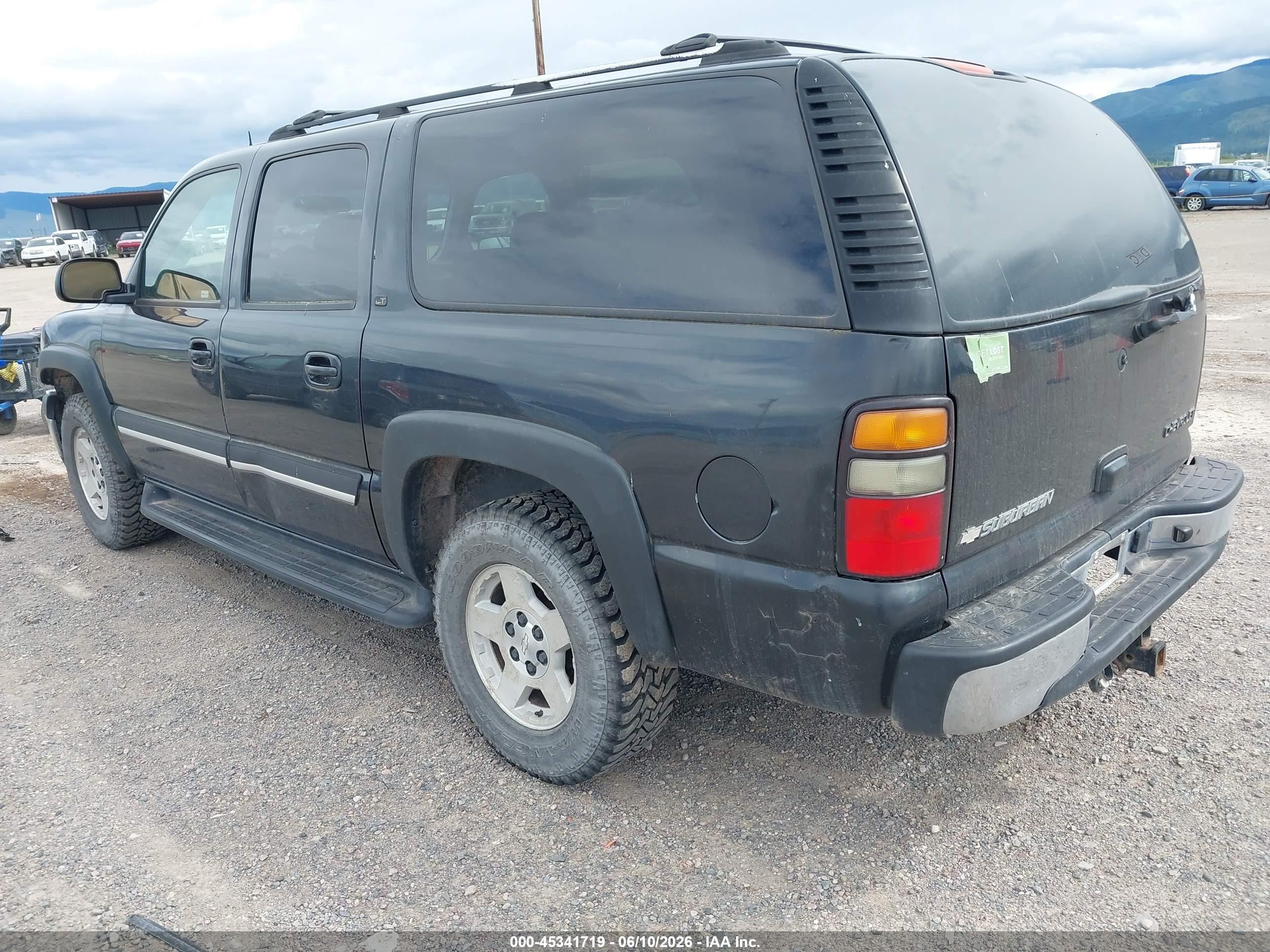 2005 Chevrolet Suburban 1500 Lt Gray vin: 1GNEC16Z75J157980