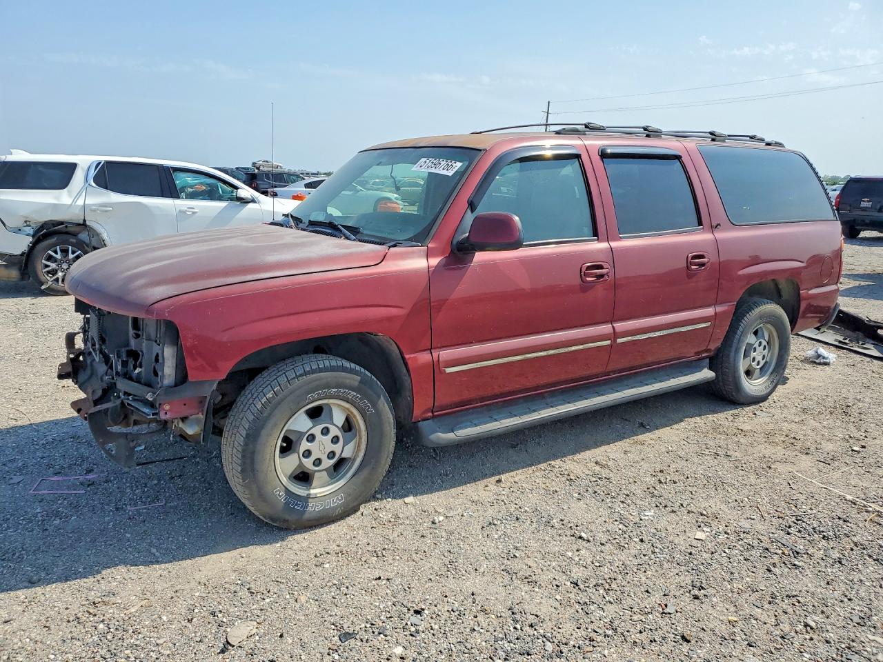 2003 Chevrolet Suburban Maroon vin: 1GNEC16Z83J166829