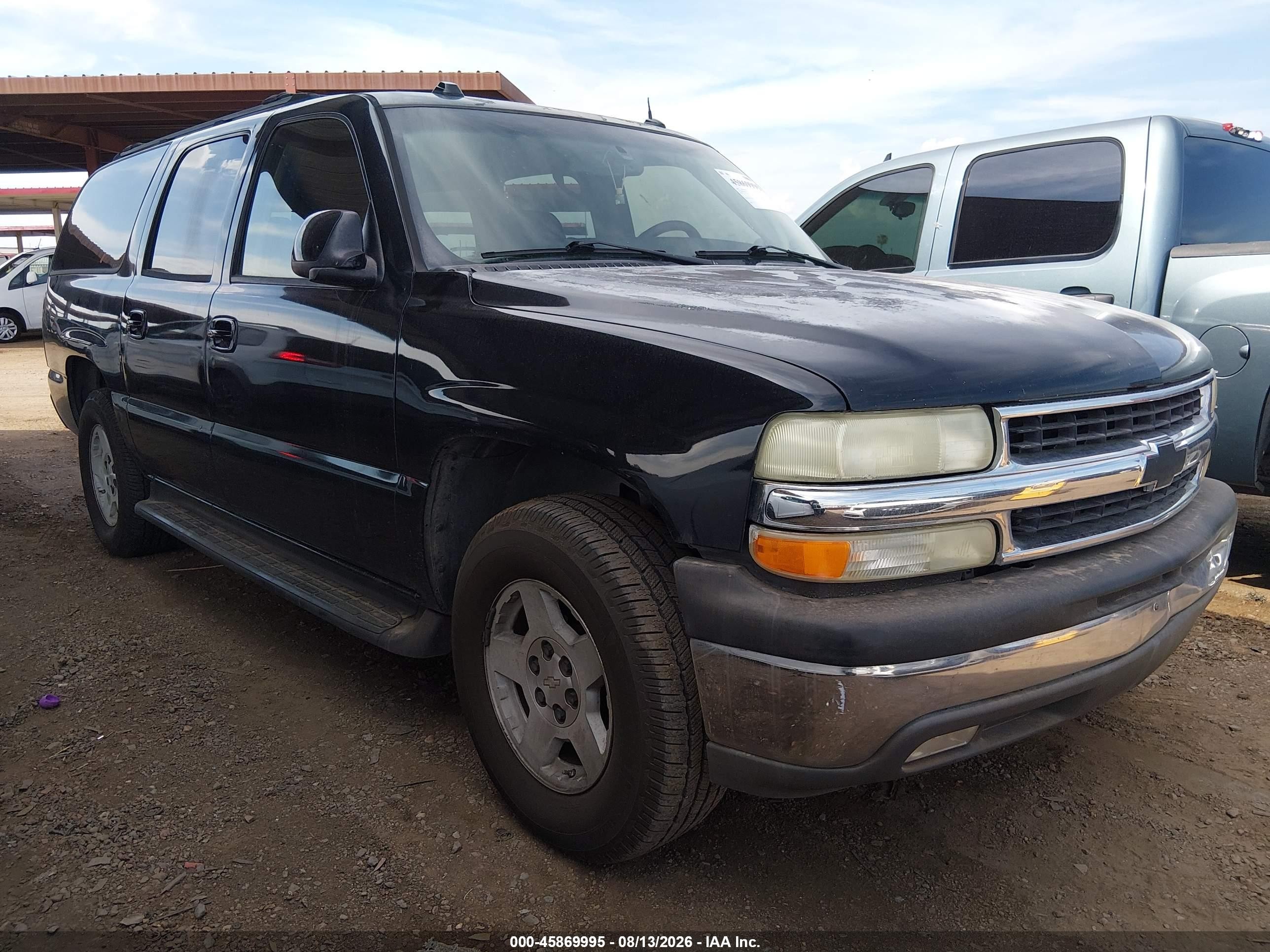 2005 Chevrolet Suburban 1500 Lt Black vin: 1GNEC16Z85J113499