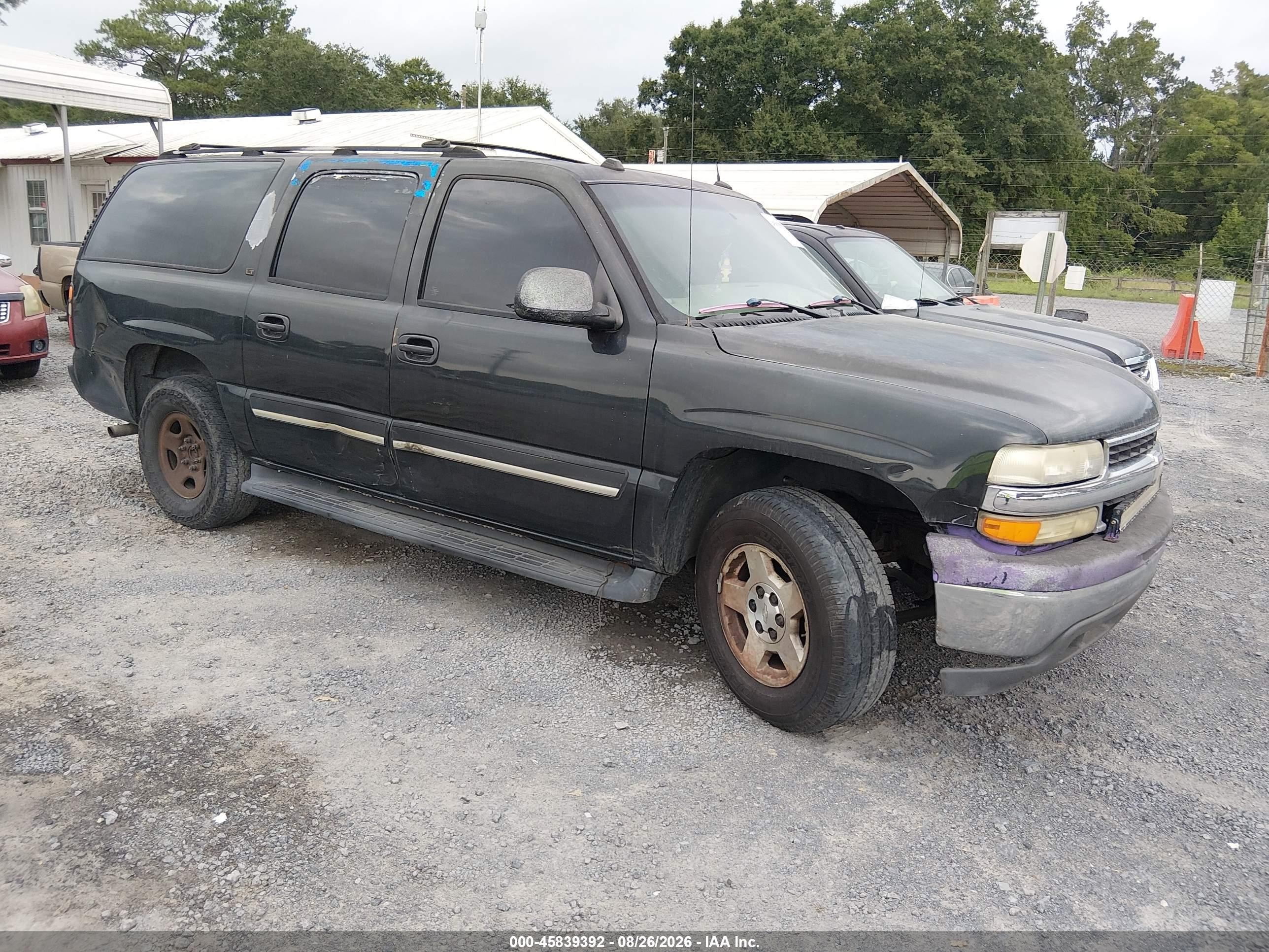 2005 Chevrolet Suburban 1500 Lt Black vin: 1GNEC16Z95R220627