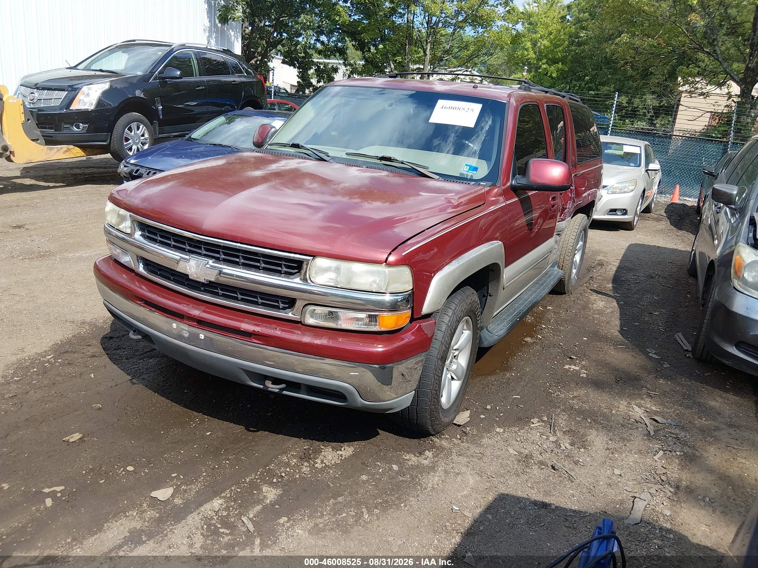2002 Chevrolet Suburban 1500 Lt Burgundy vin: 1GNEC16ZX2J174087