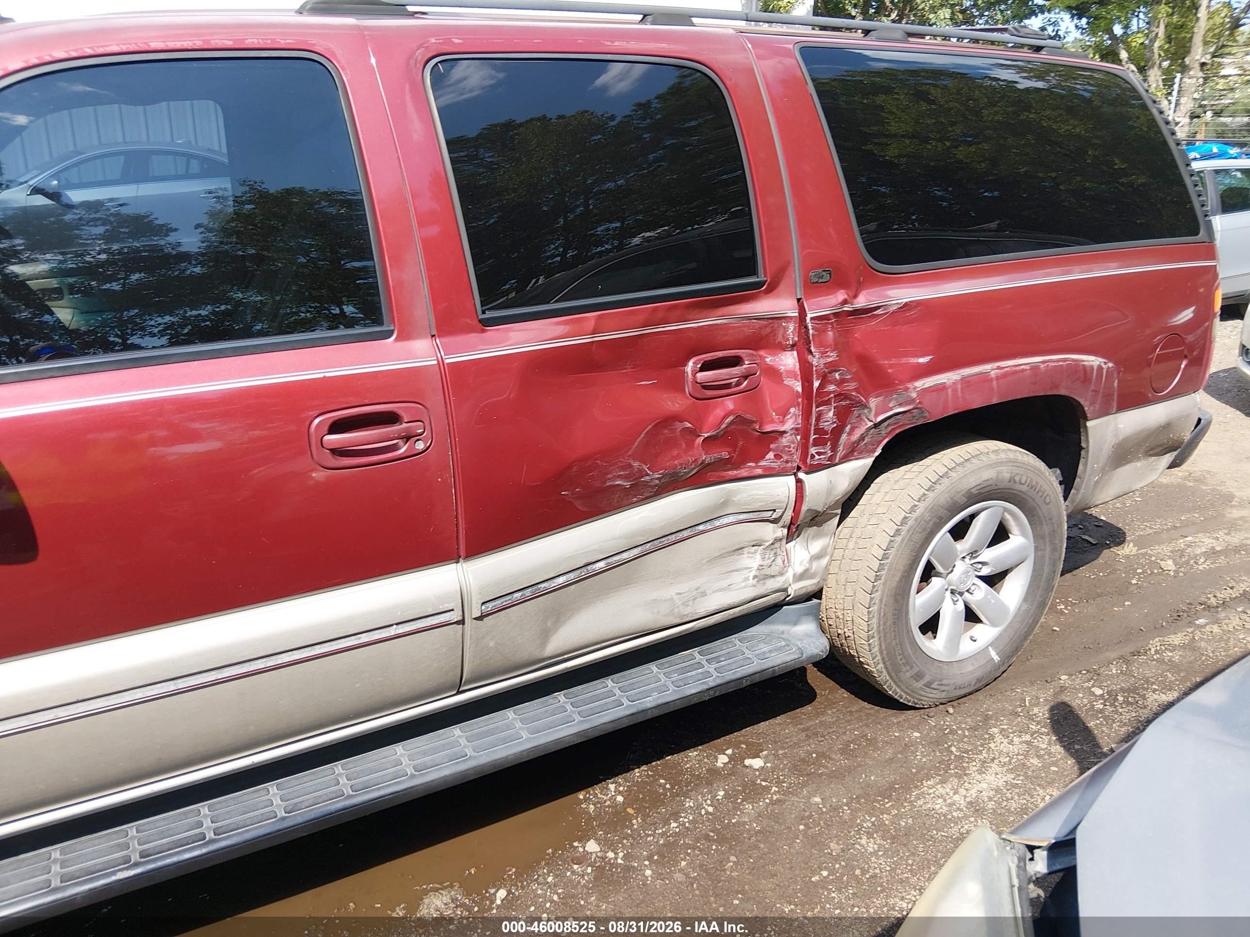 2002 Chevrolet Suburban 1500 Lt Burgundy vin: 1GNEC16ZX2J174087