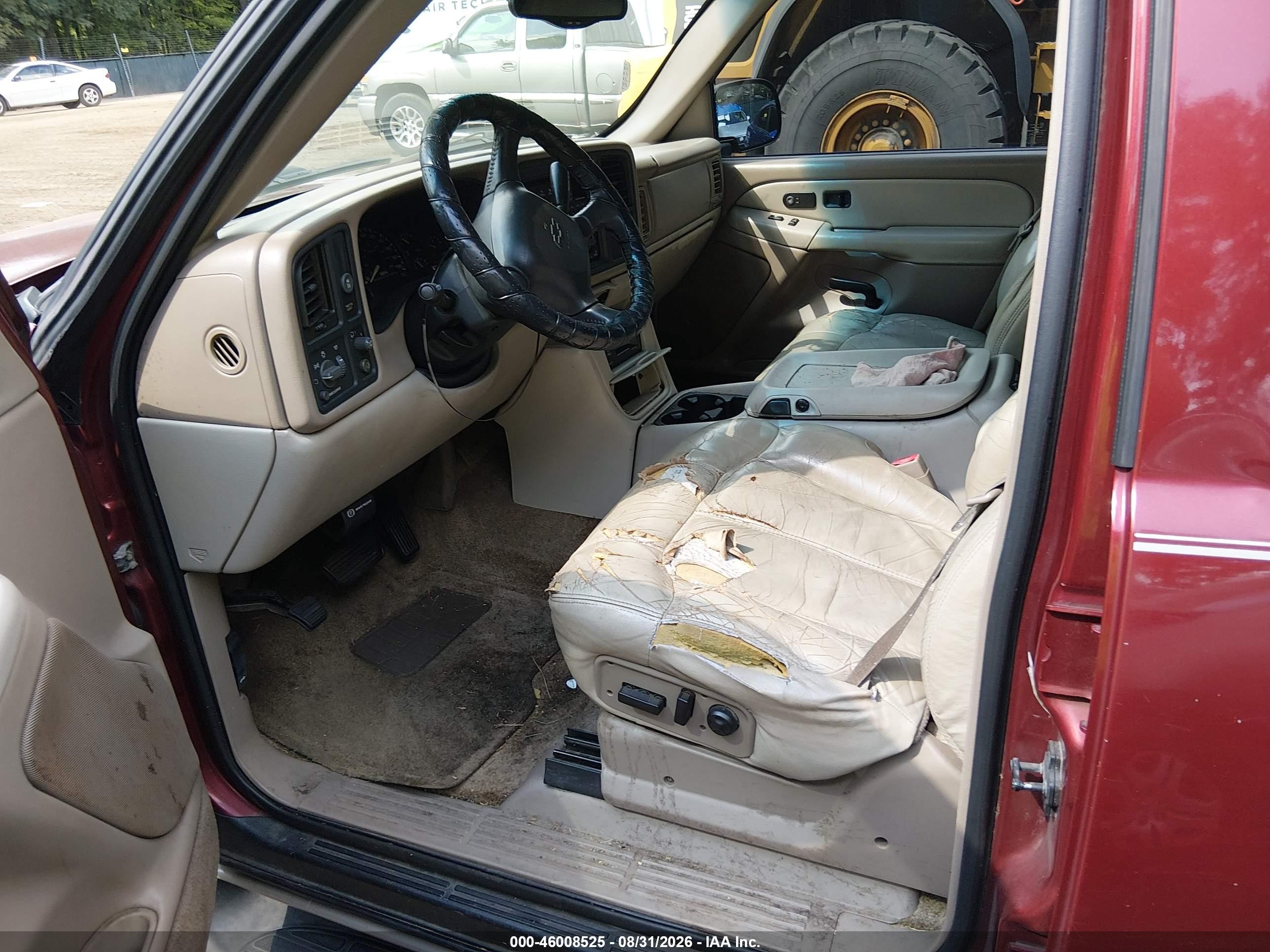 2002 Chevrolet Suburban 1500 Lt Burgundy vin: 1GNEC16ZX2J174087