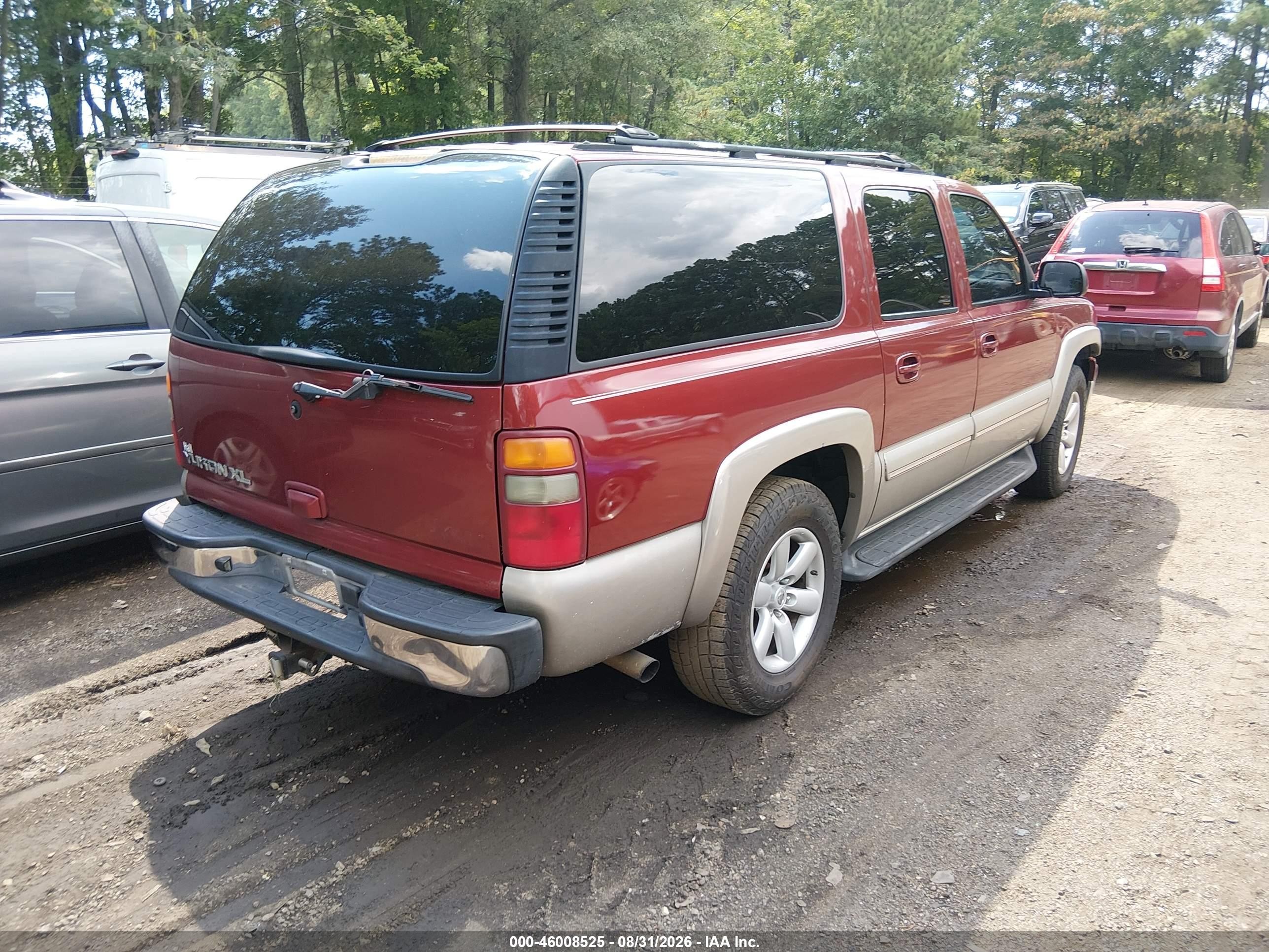 2002 Chevrolet Suburban 1500 Lt Burgundy vin: 1GNEC16ZX2J174087