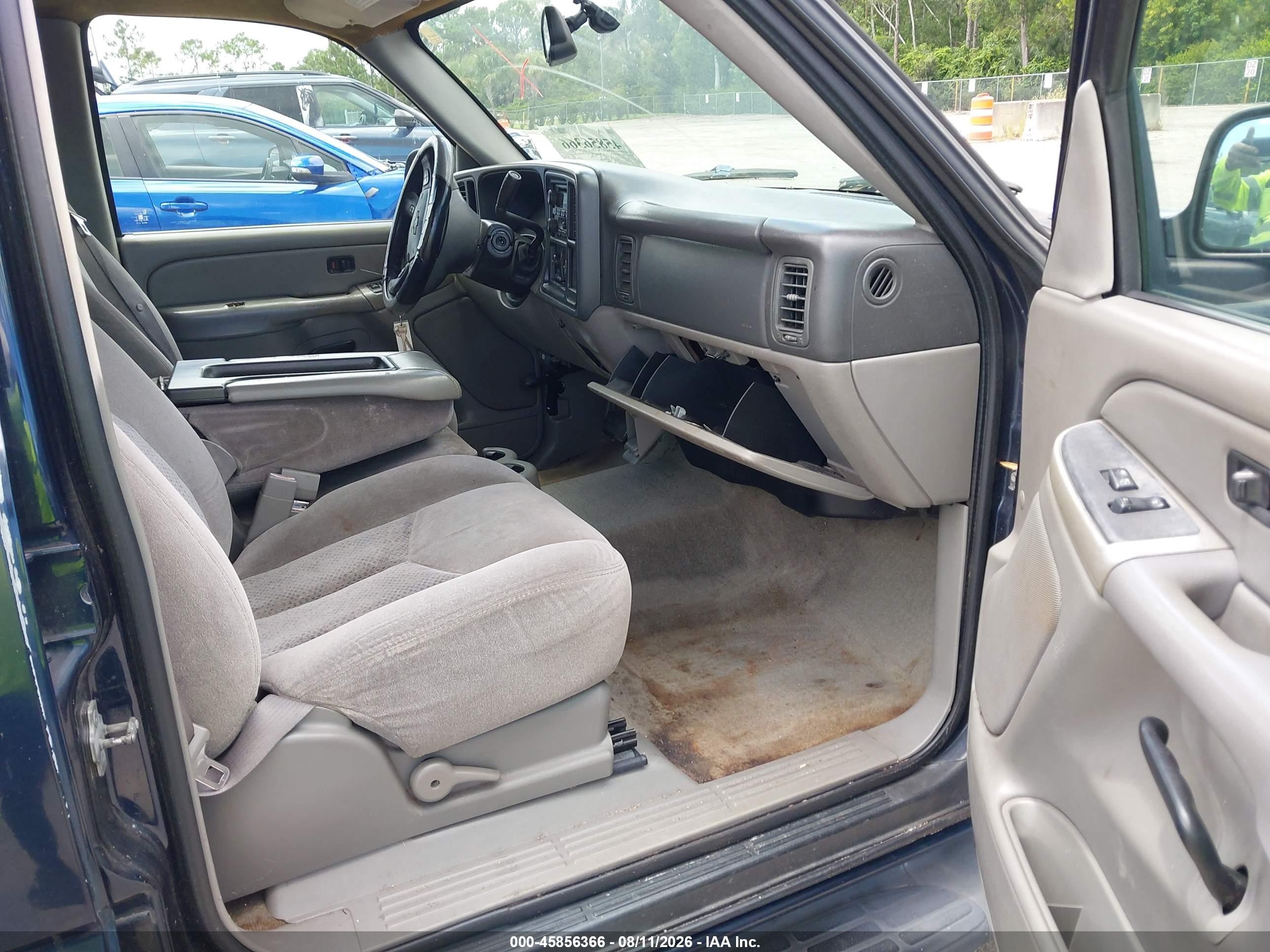 2006 Chevrolet Suburban 1500 Ls Blue vin: 1GNEC16ZX6J122724
