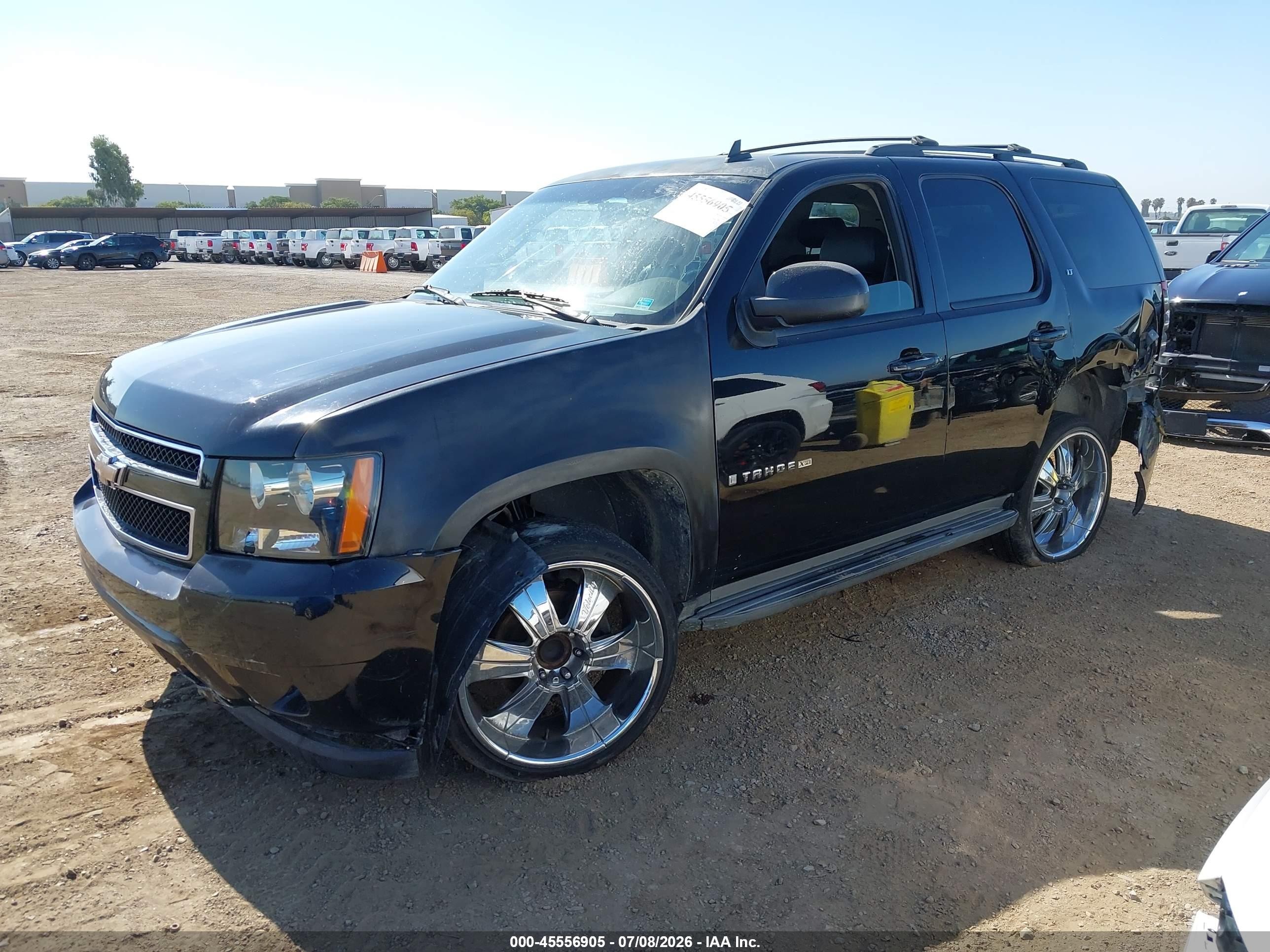 2009 Chevrolet Tahoe Lt2 Black vin: 1GNEC23339R268832