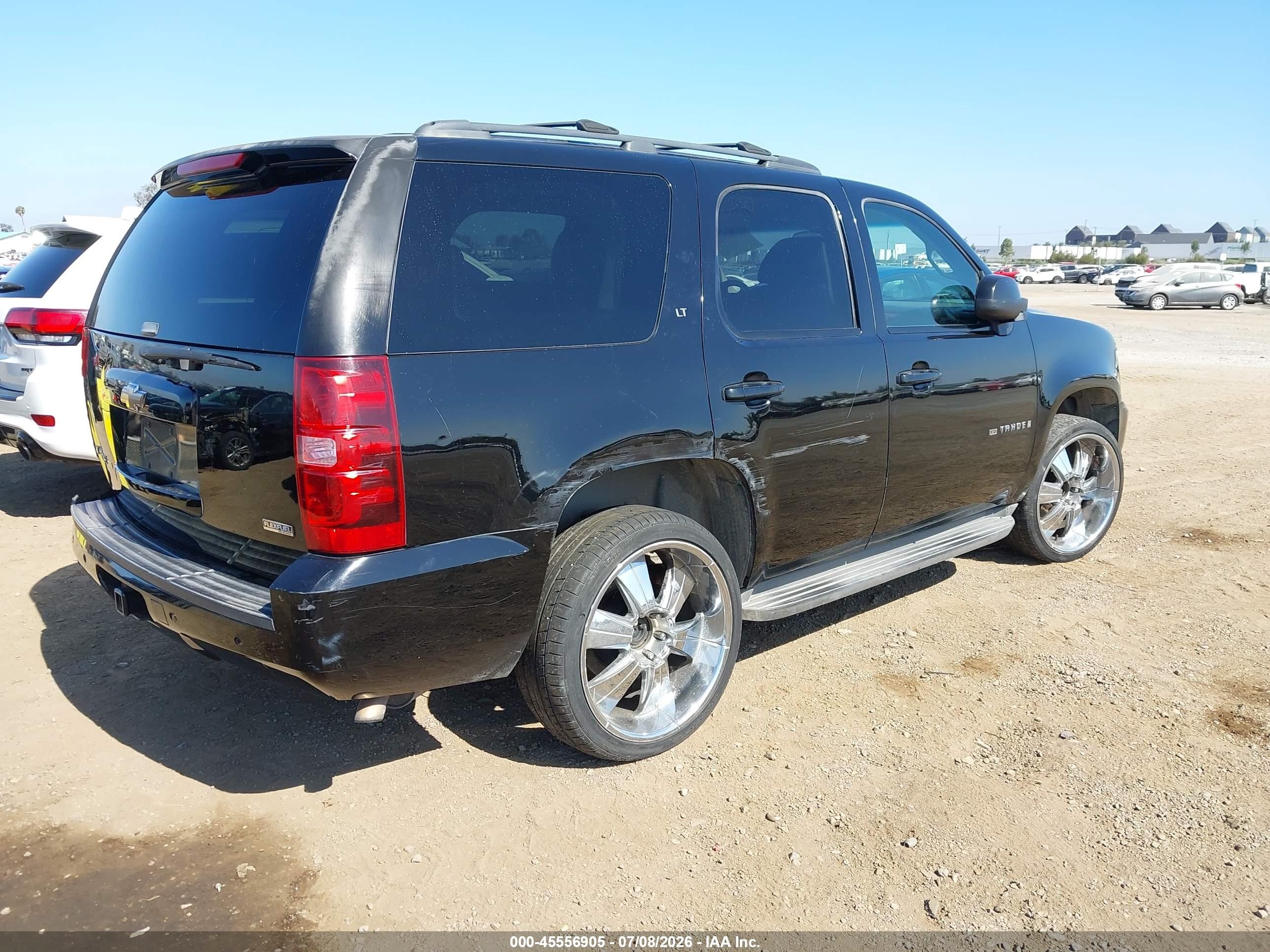 2009 Chevrolet Tahoe Lt2 Black vin: 1GNEC23339R268832