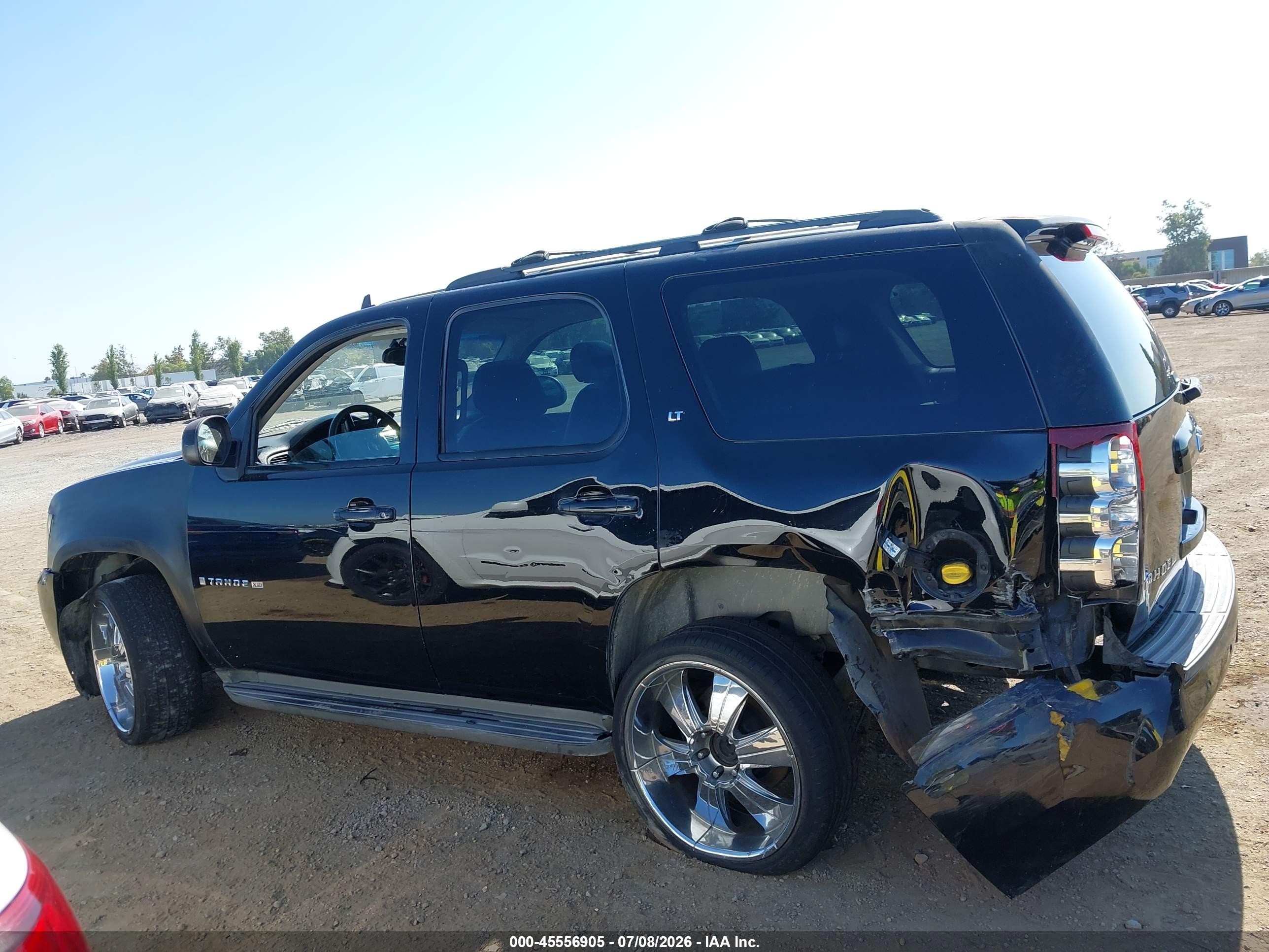 2009 Chevrolet Tahoe Lt2 Black vin: 1GNEC23339R268832