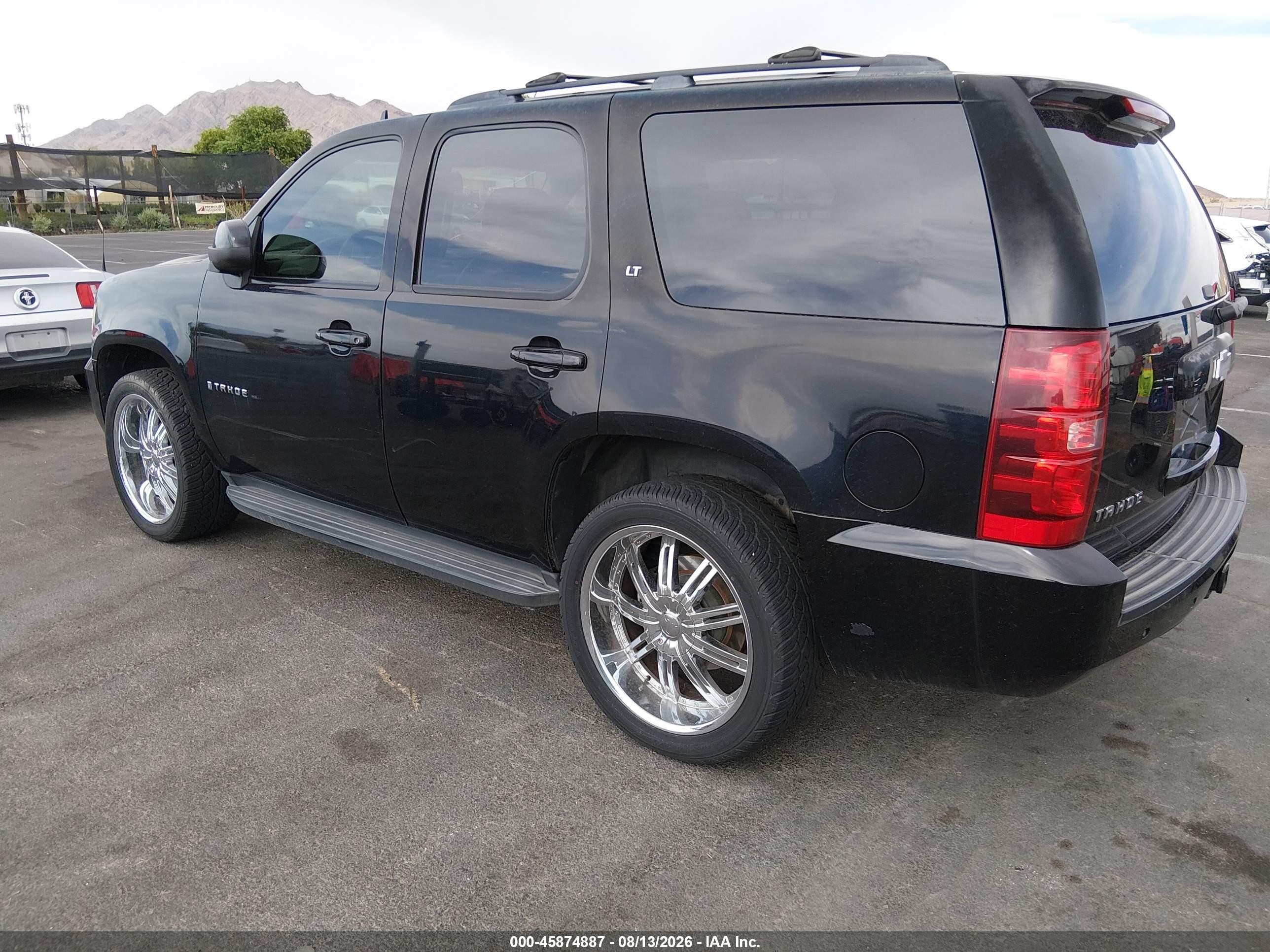 2009 Chevrolet Tahoe Lt2 Black vin: 1GNEC23349R168948