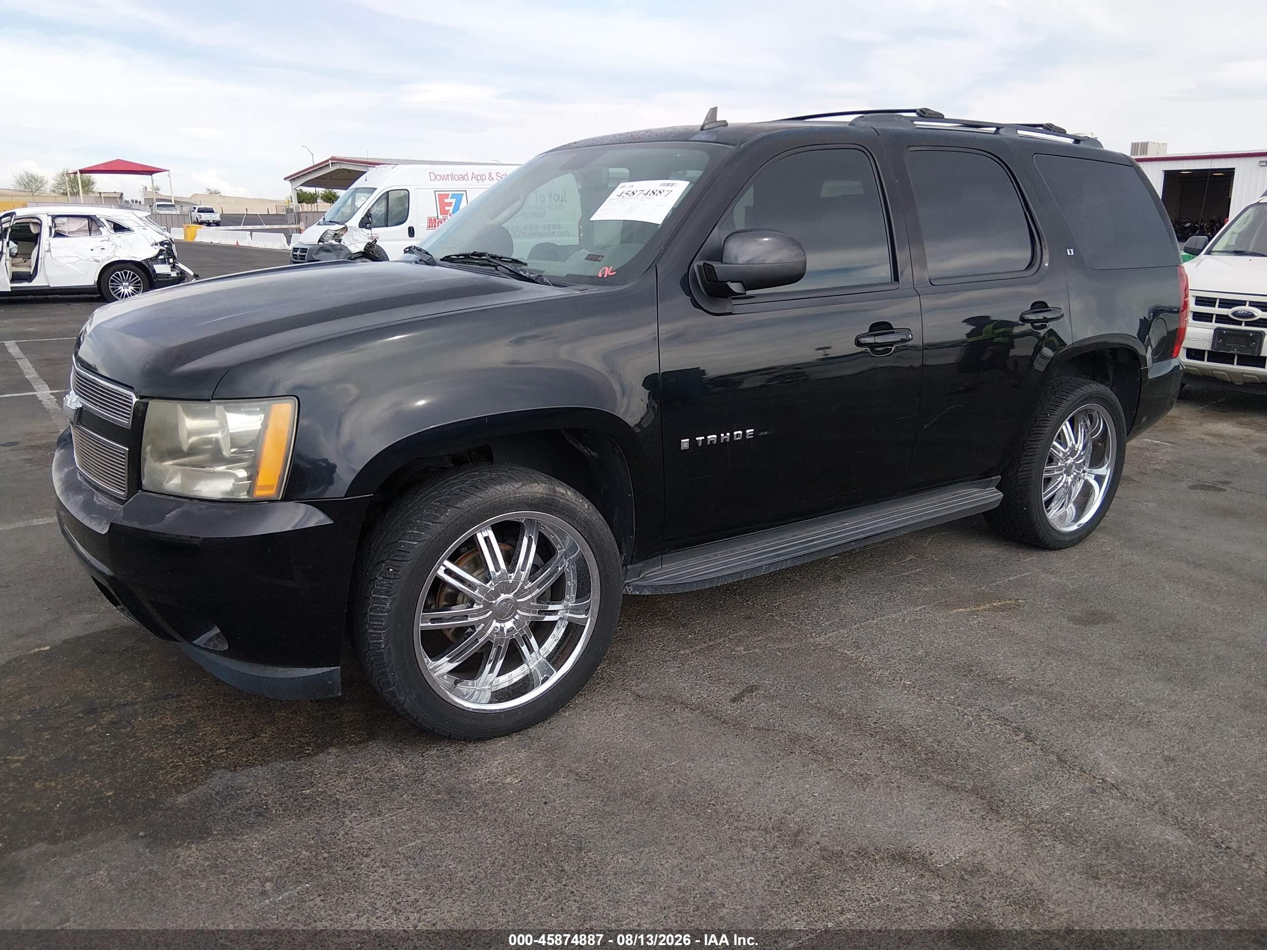 2009 Chevrolet Tahoe Lt2 Black vin: 1GNEC23349R168948