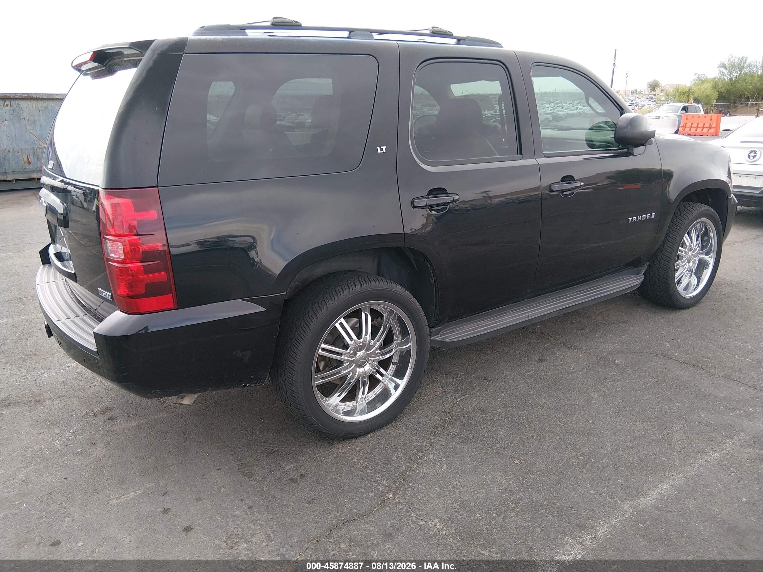 2009 Chevrolet Tahoe Lt2 Black vin: 1GNEC23349R168948