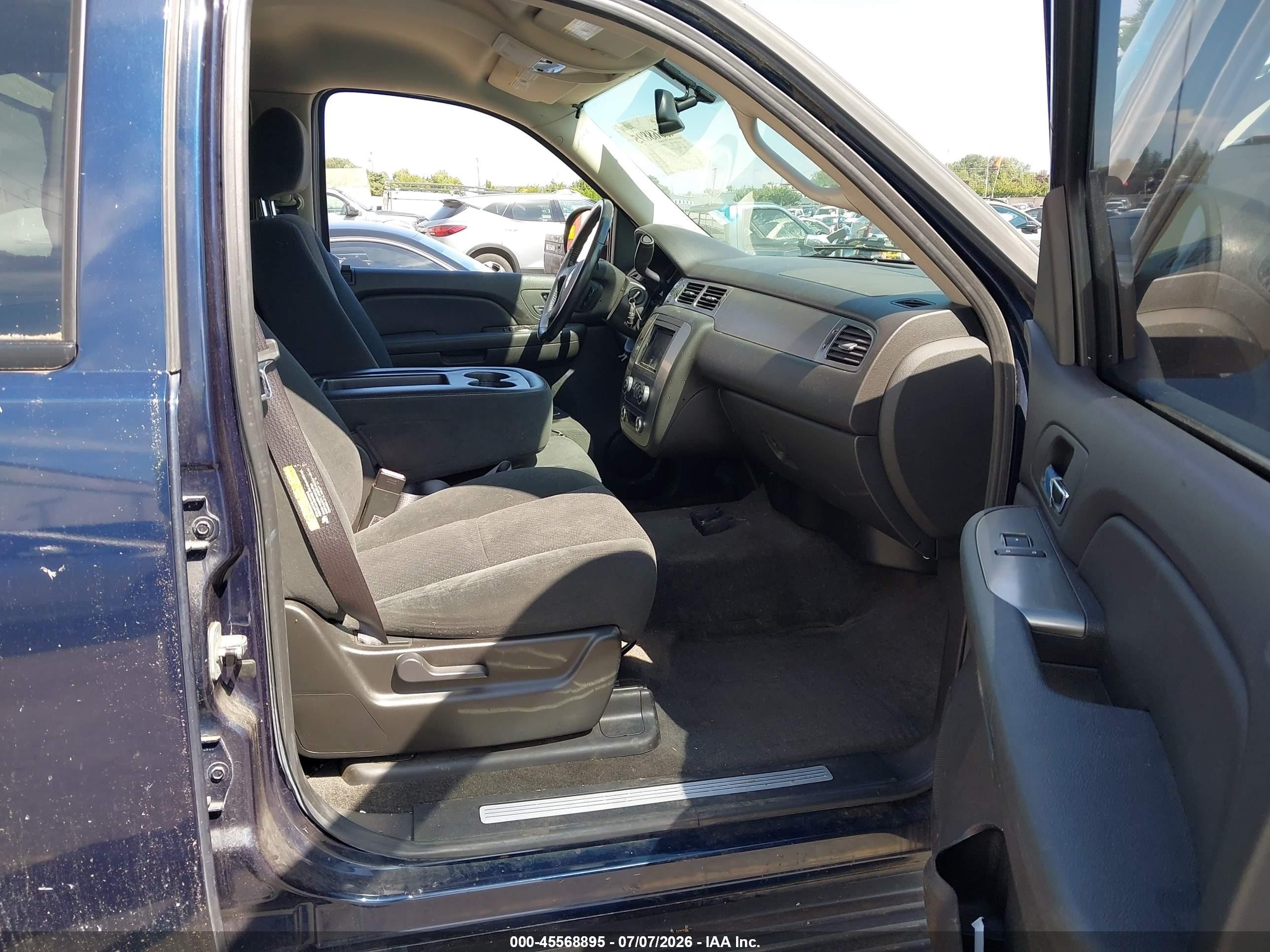 2007 Chevrolet Tahoe Ls Blue vin: 1GNEK13027R151923