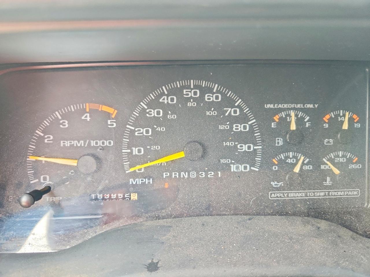 1995 Chevrolet Tahoe K1500 Silver vin: 1GNEK13K2SJ358627