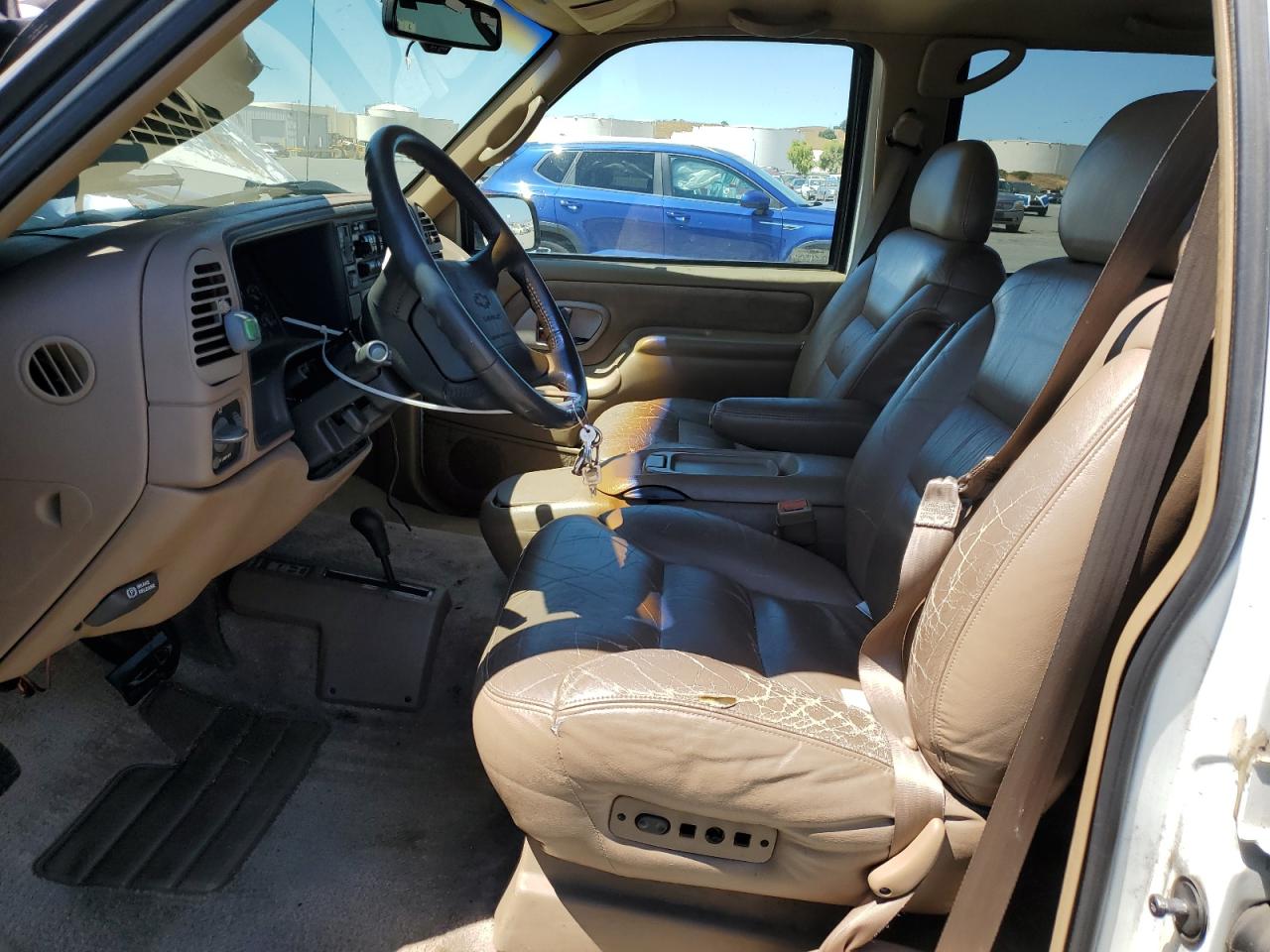 1995 Chevrolet Tahoe K1500 White vin: 1GNEK13K2SJ418115