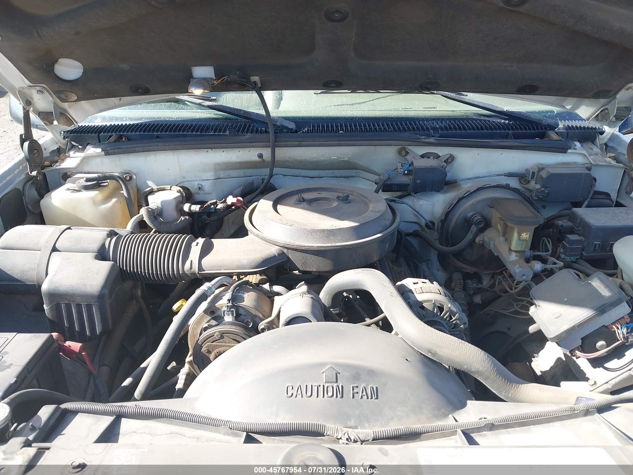 1995 Chevrolet Tahoe K1500 White vin: 1GNEK13K4SJ433487