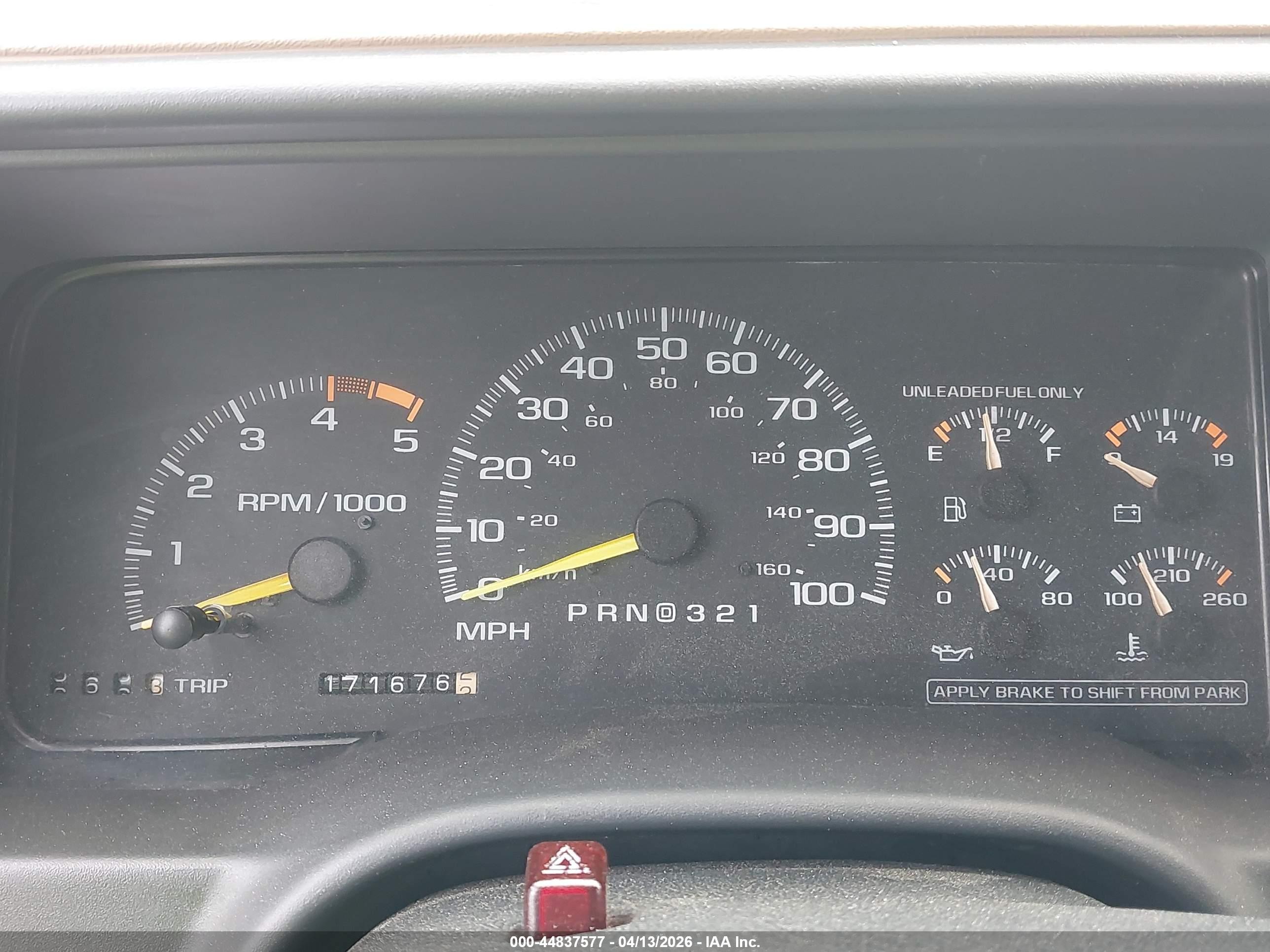 1995 Chevrolet Tahoe K1500 Gold vin: 1GNEK13K5SJ430906
