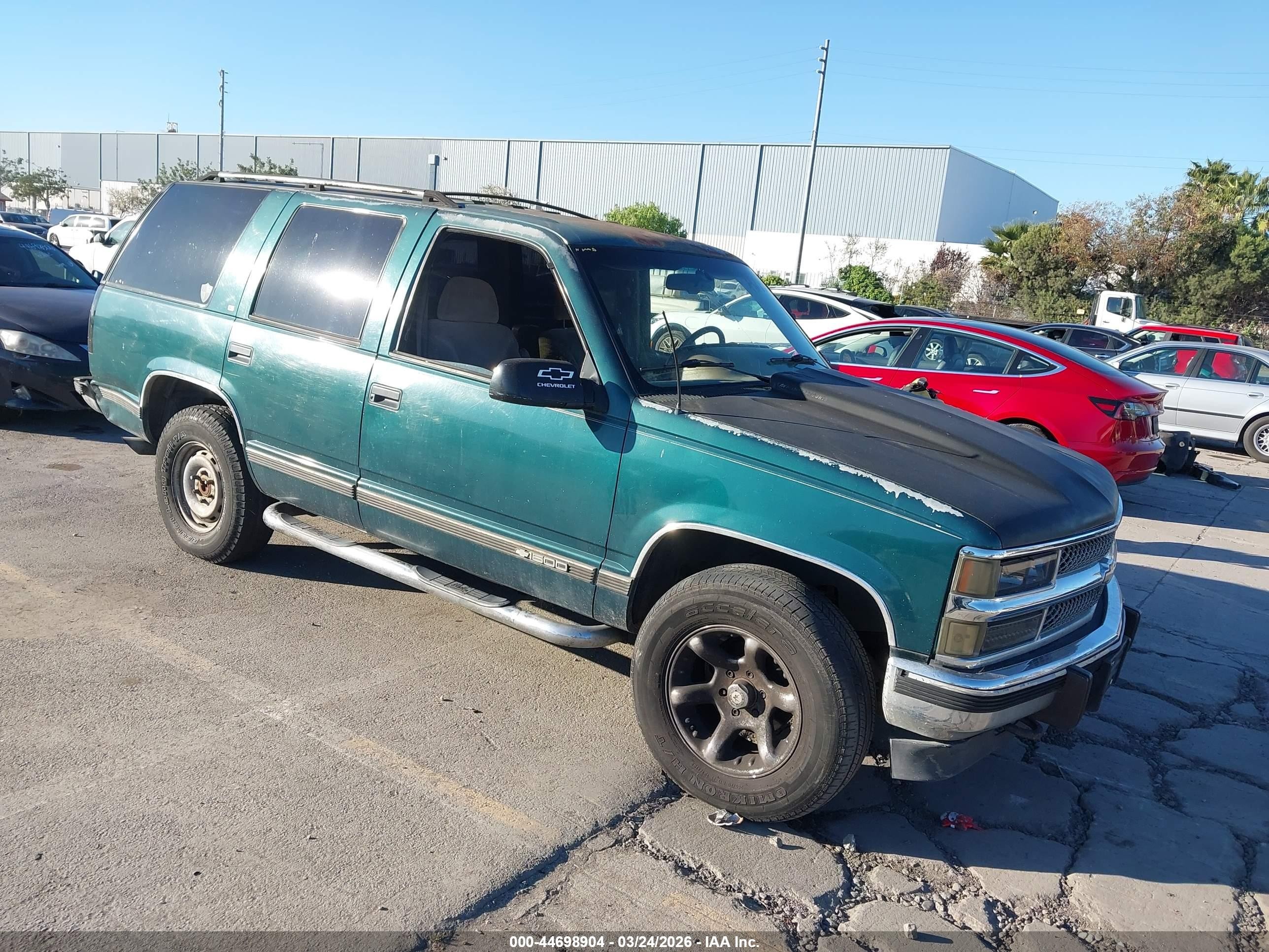 1995 Chevrolet Tahoe K1500 Зеленый vin: 1GNEK13K6SJ362180