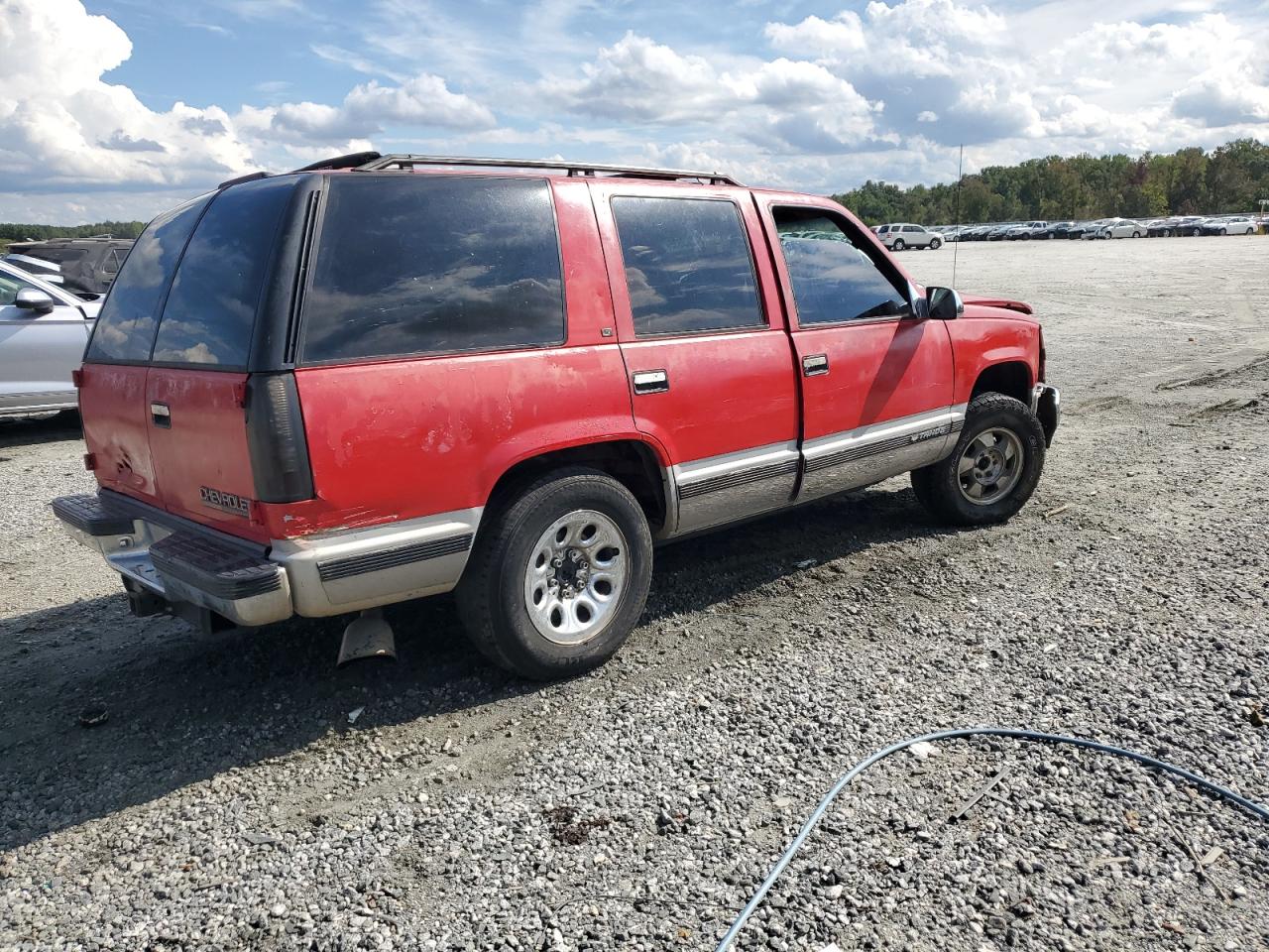 1995 Chevrolet Tahoe K1500 Красный vin: 1GNEK13K7SJ394779