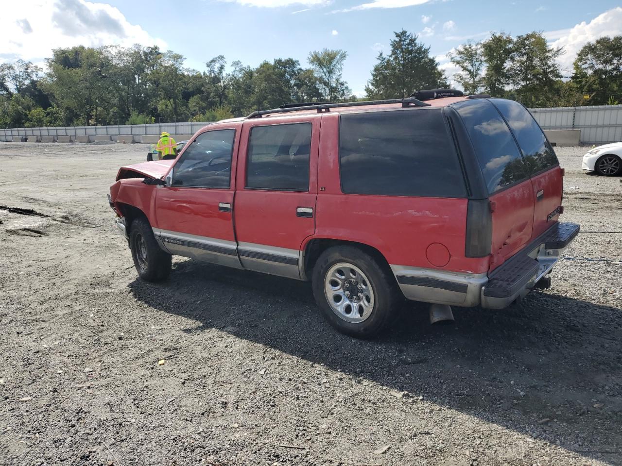 1995 Chevrolet Tahoe K1500 Красный vin: 1GNEK13K7SJ394779