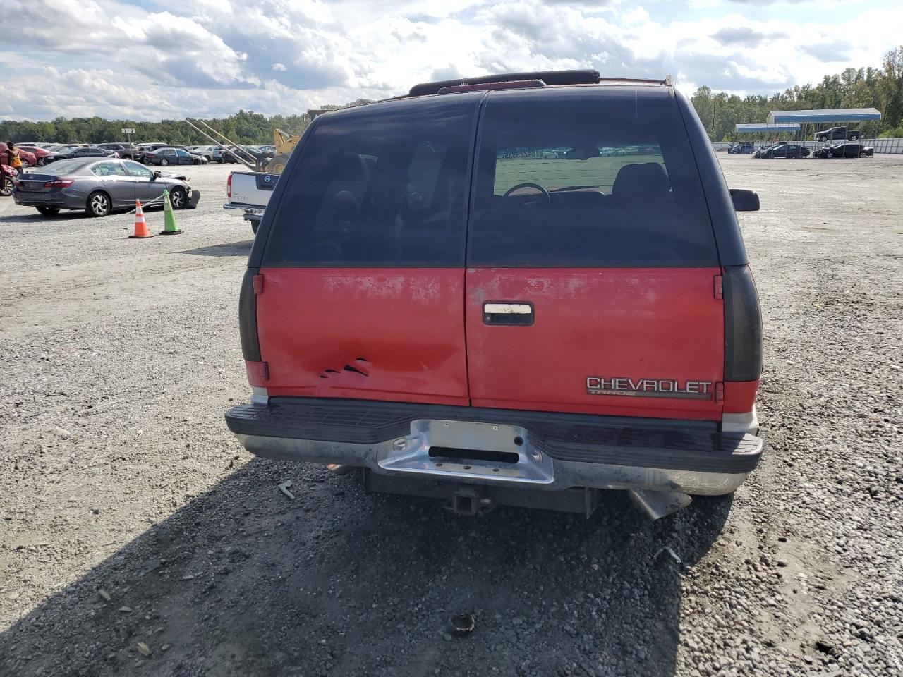 1995 Chevrolet Tahoe K1500 Красный vin: 1GNEK13K7SJ394779