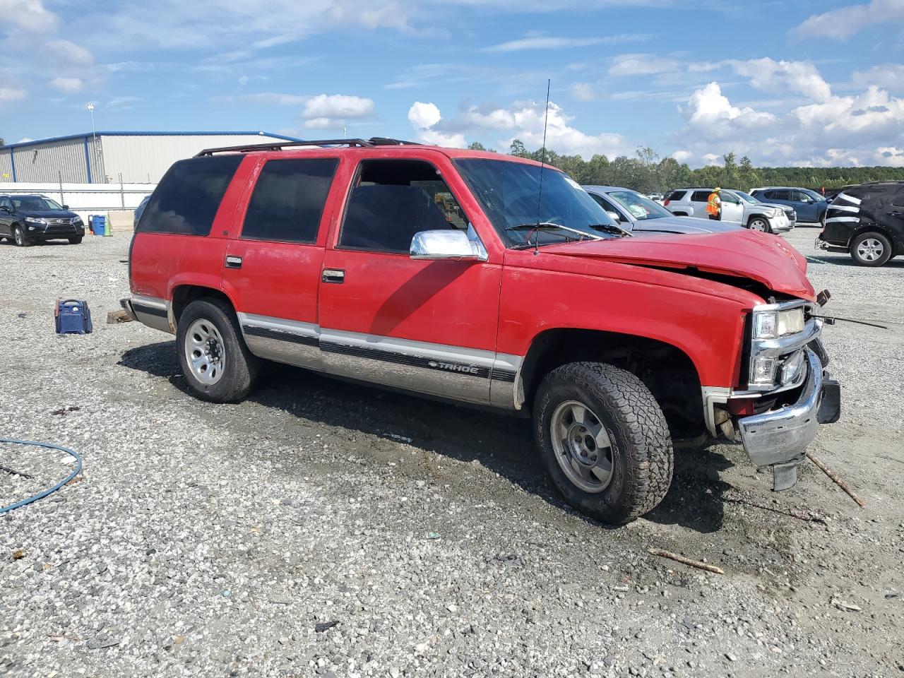 1995 Chevrolet Tahoe K1500 Красный vin: 1GNEK13K7SJ394779
