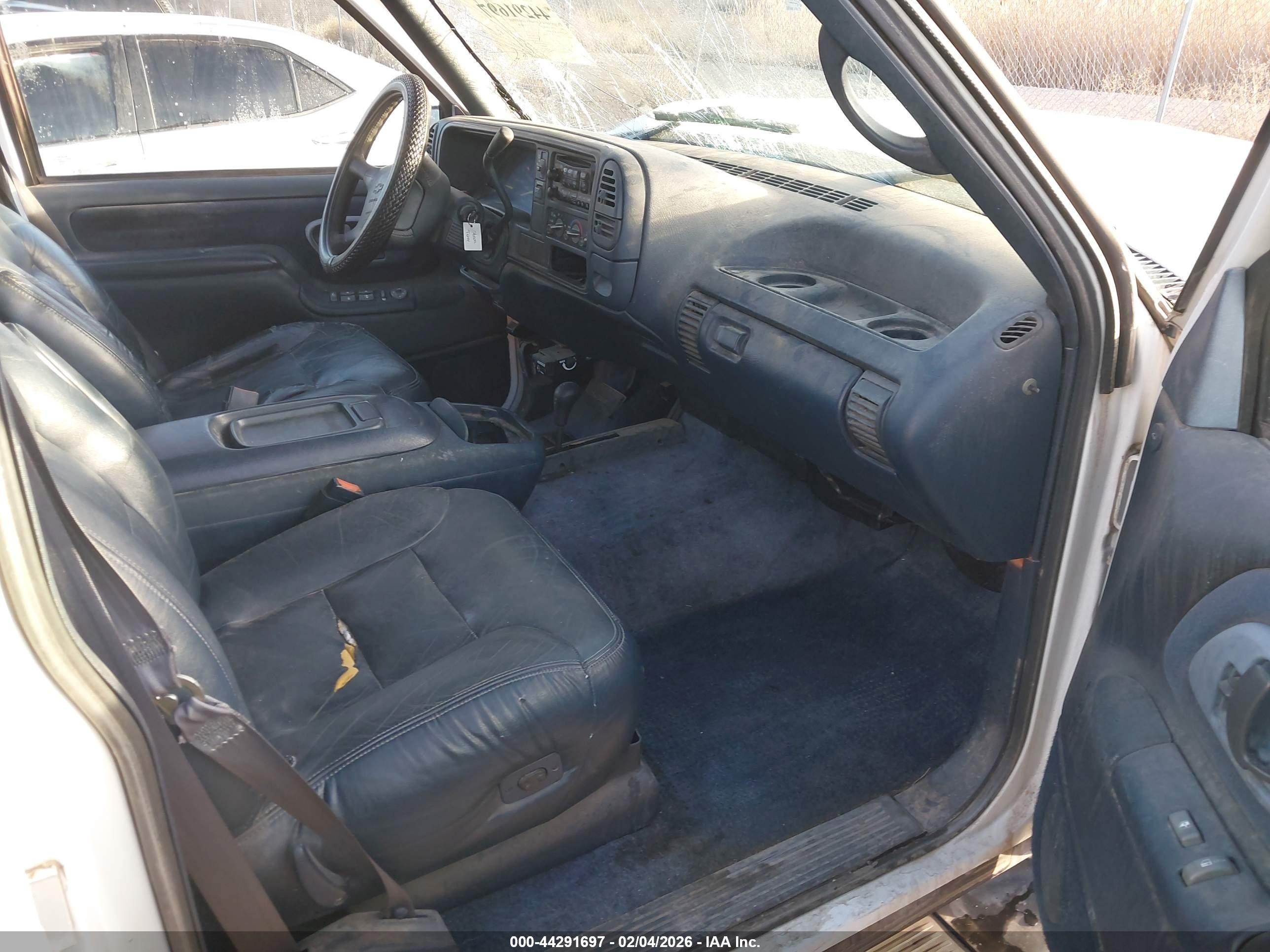 1995 Chevrolet Tahoe K1500 White vin: 1GNEK13K7SJ449246